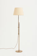8329- Mid-Century Brass Telescopic Floor Lamp