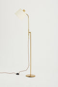 8330- Mid-Century Brass Reading Floor Lamp