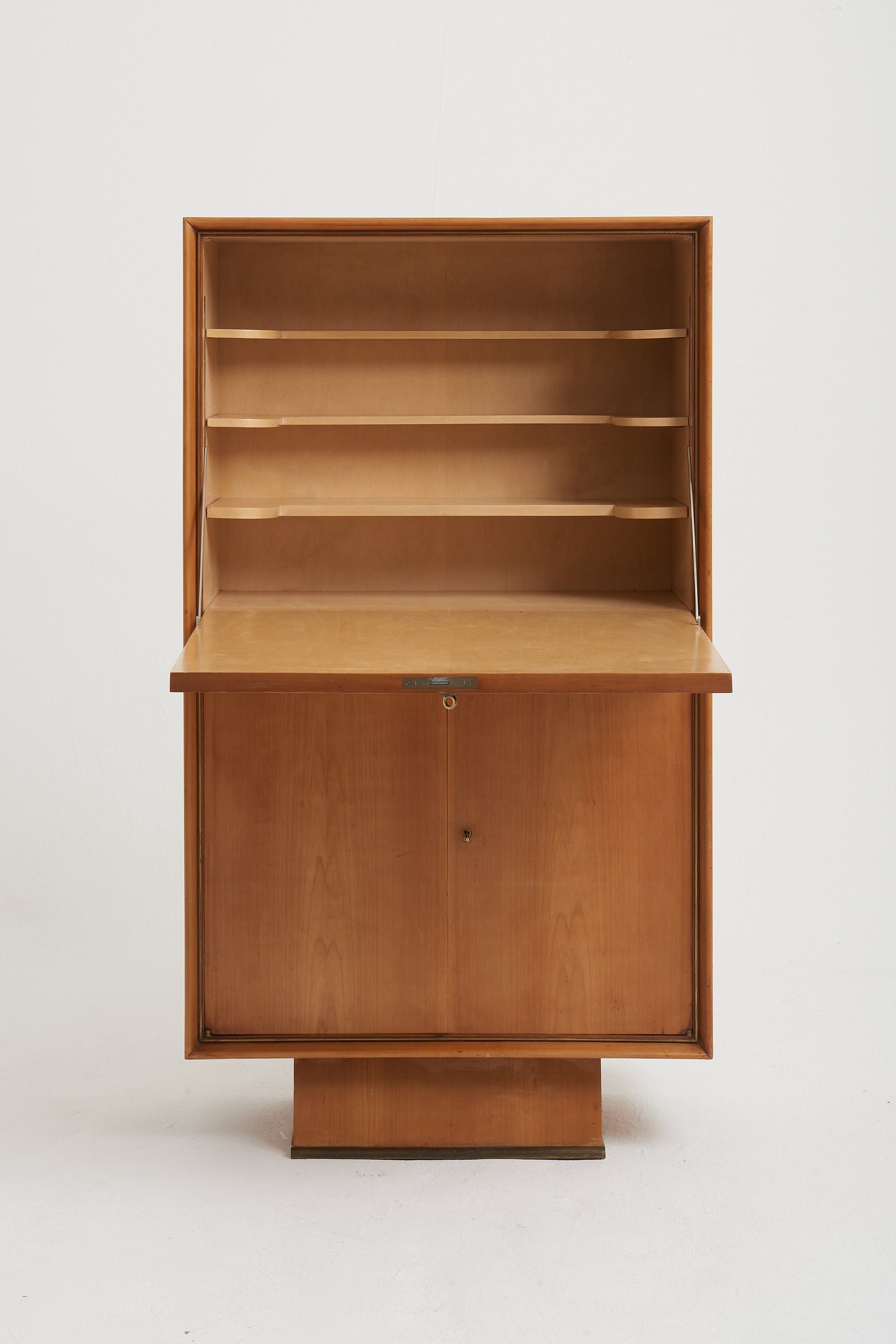 Art Deco Sycamore Drinks Cabinet