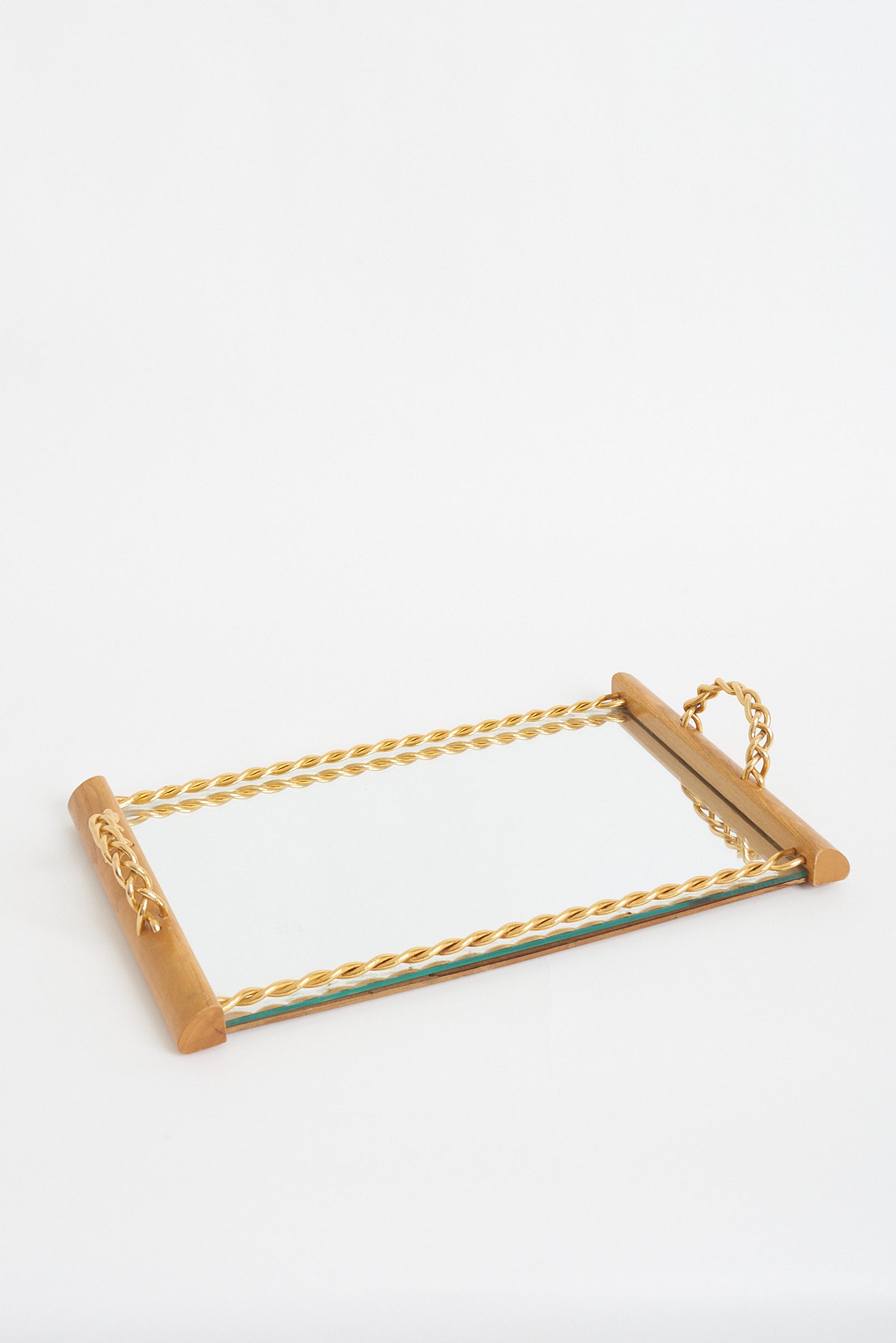 8338-  1940s Mirrored Tray