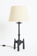 8342- Brutalist Iron Table Lamp
