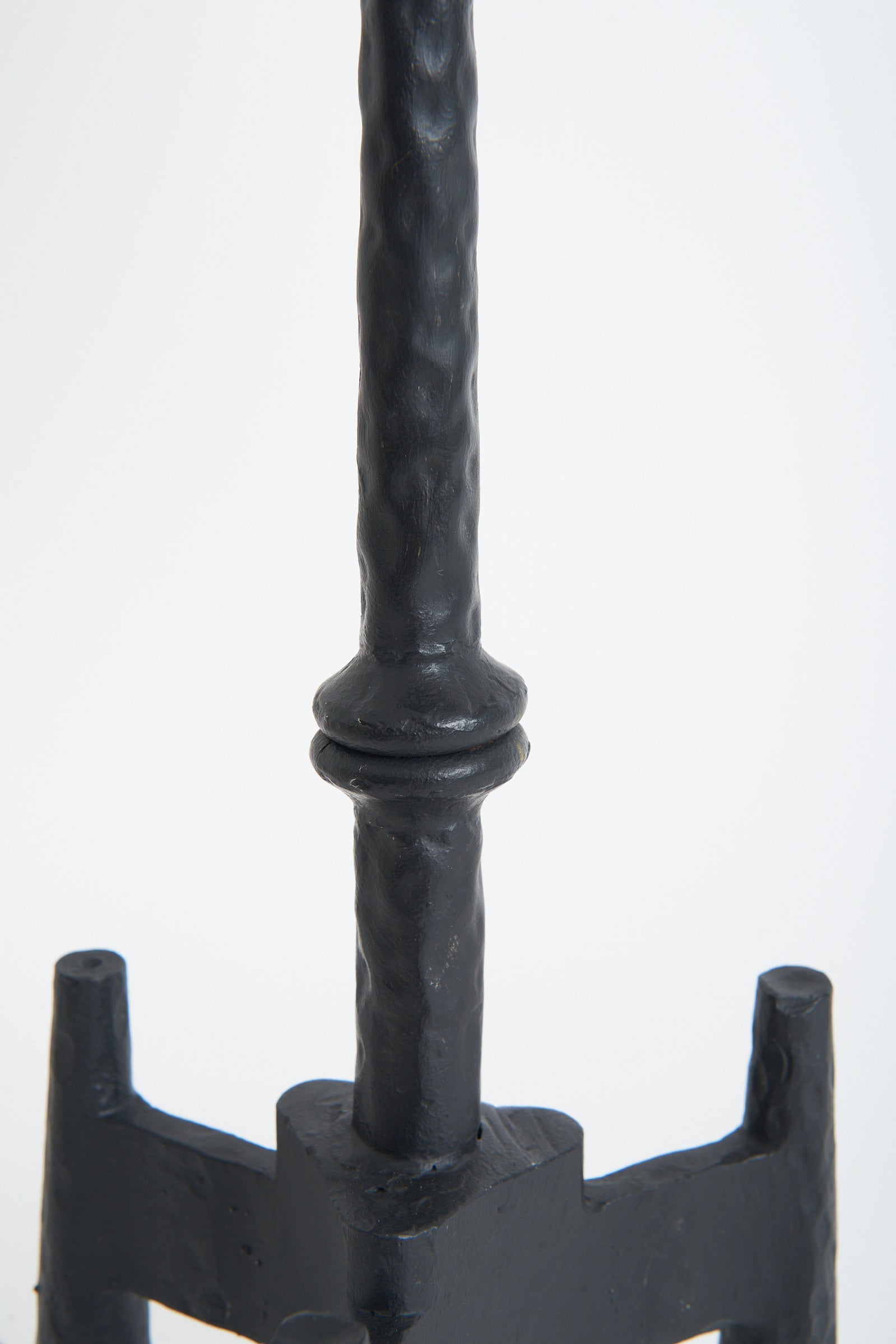 Brutalist Iron Table Lamp