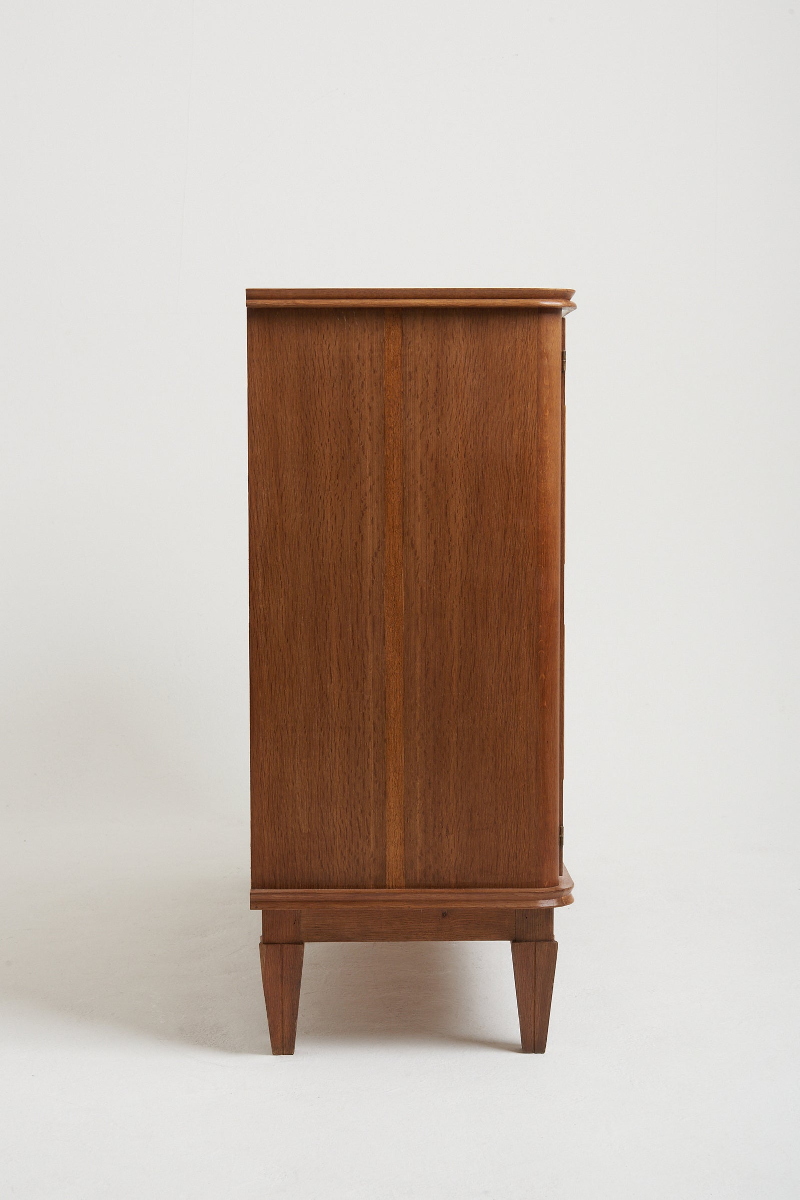 Art Deco Oak and Brass Sideboard