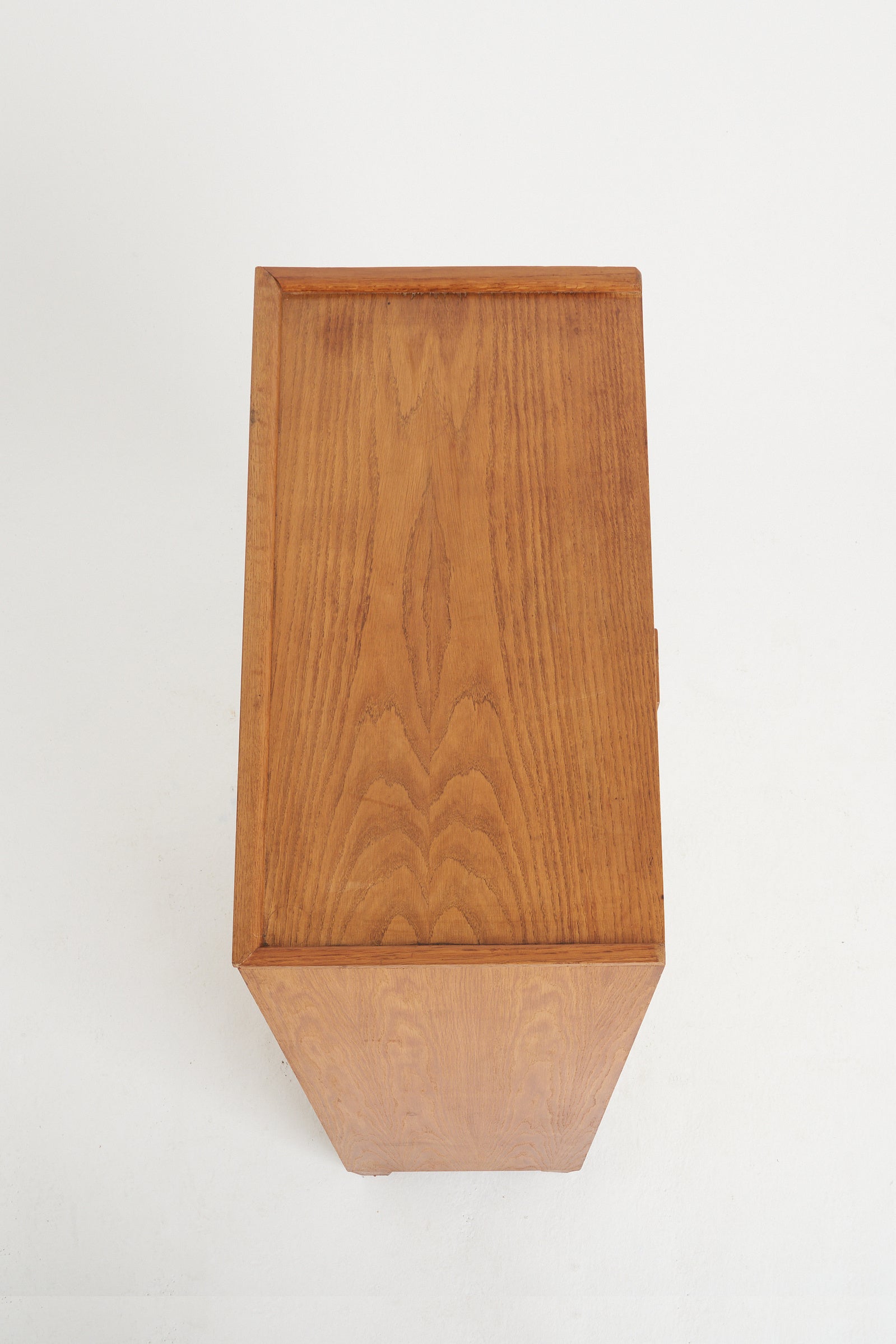 Art Deco Velum and Walnut Secretaire Cabinet