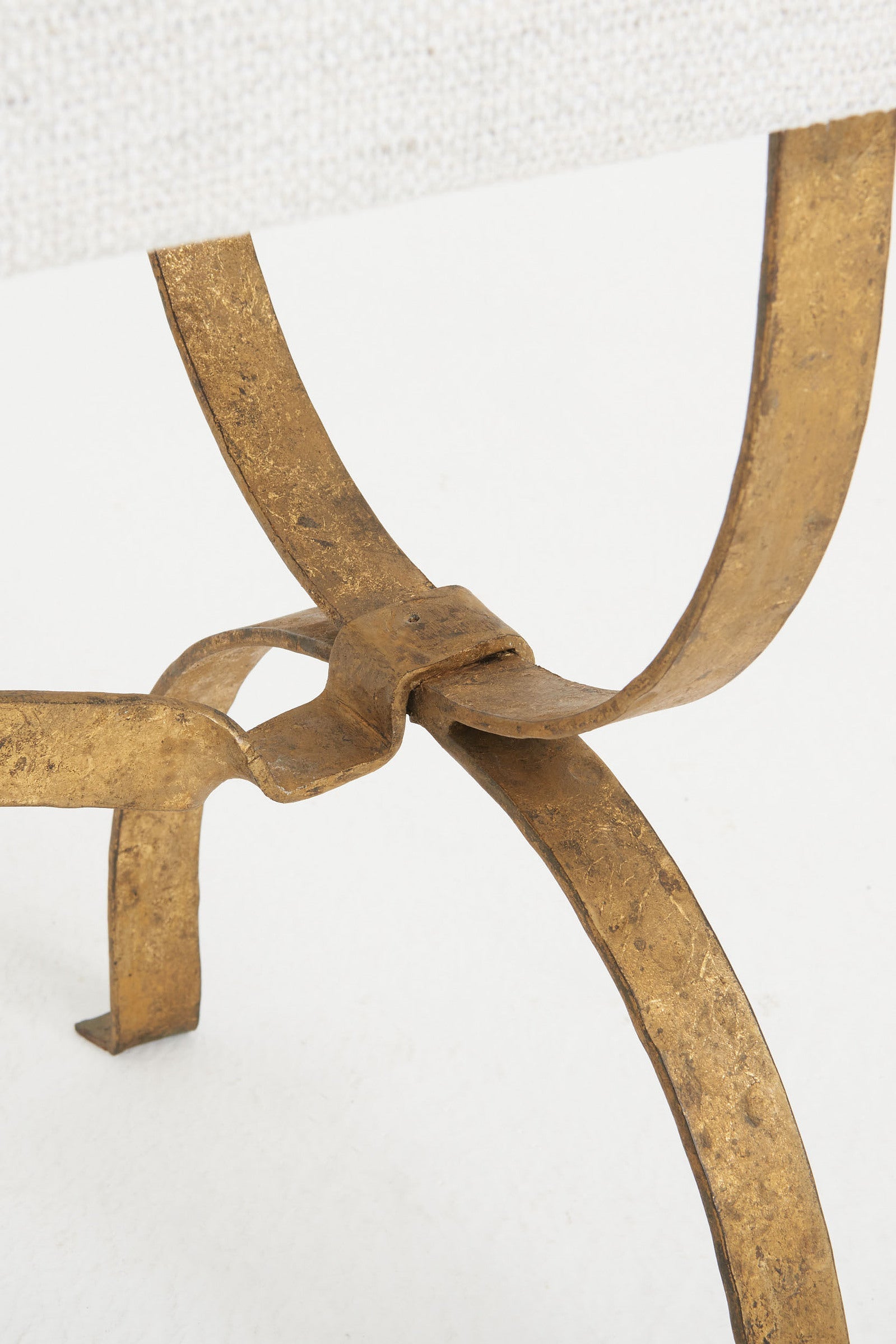 Gilt Iron Long Stool