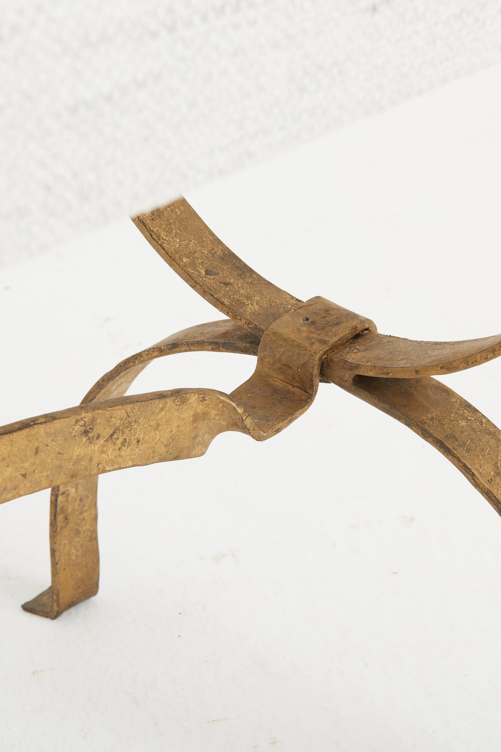 Gilt Iron Long Stool