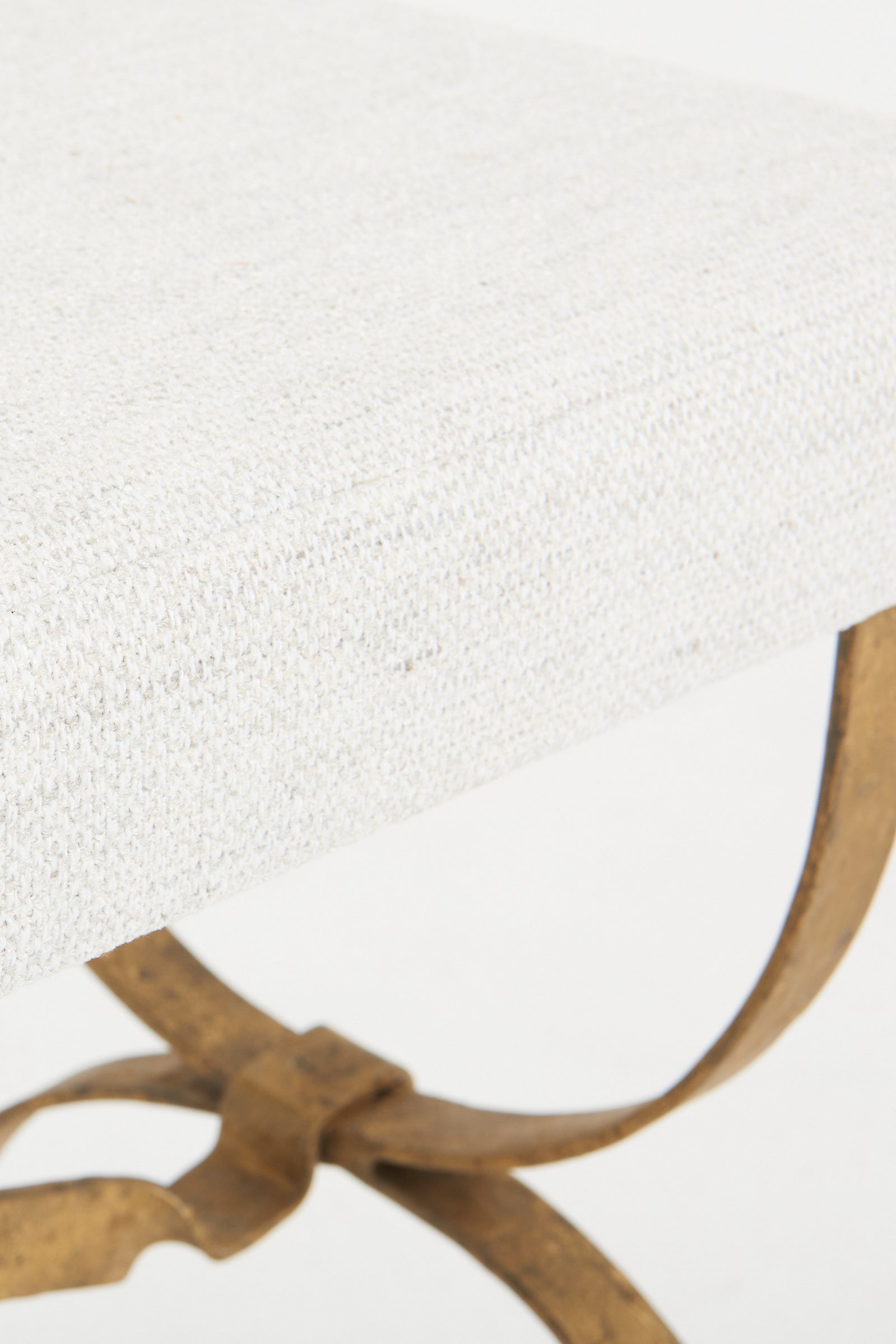 Gilt Iron Long Stool