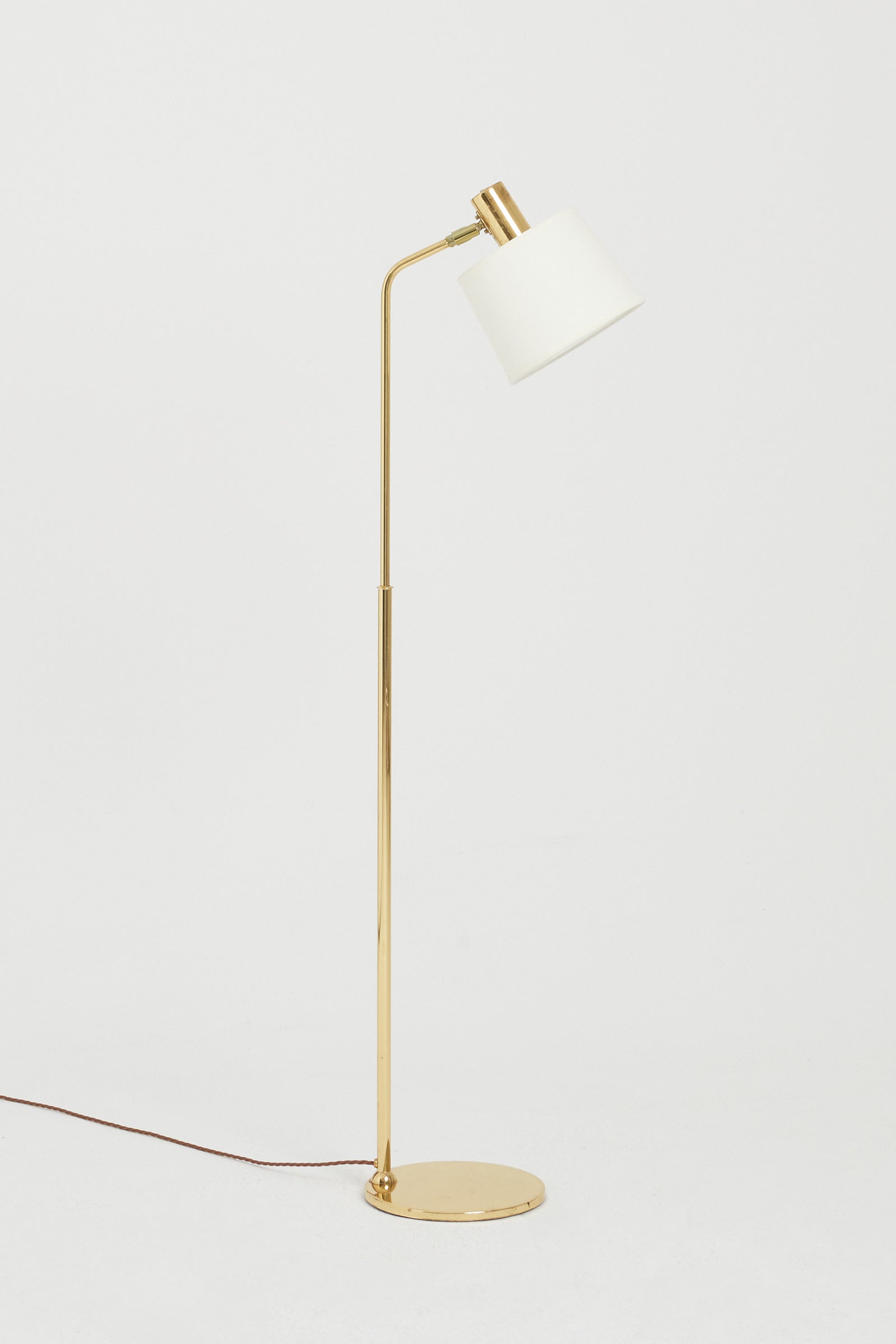 8371- Brass Reading Floor Lamp