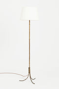 8368- Brass Bamboo Floor lamp