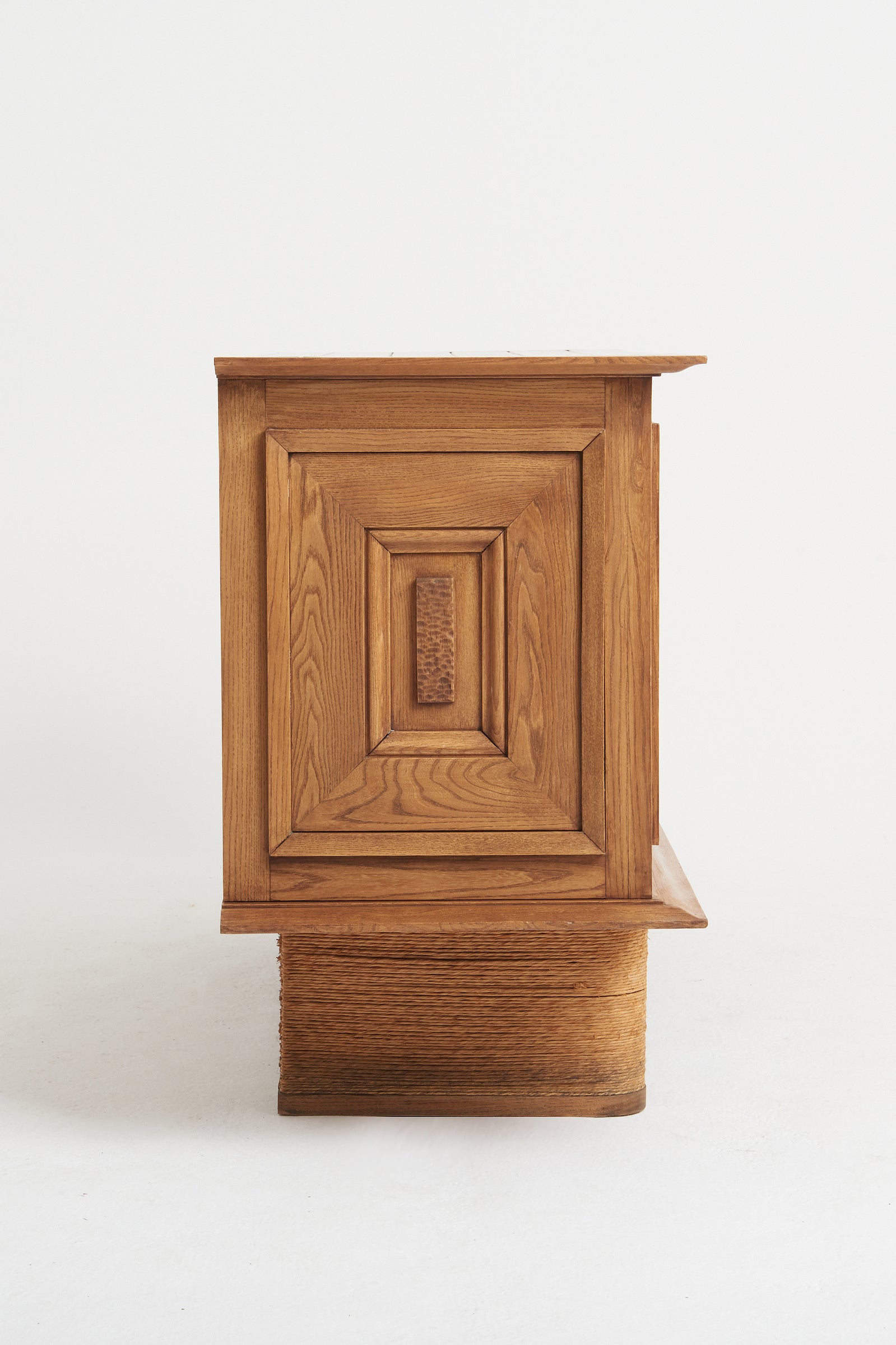Mid-Century Ash and Rope Sideboard