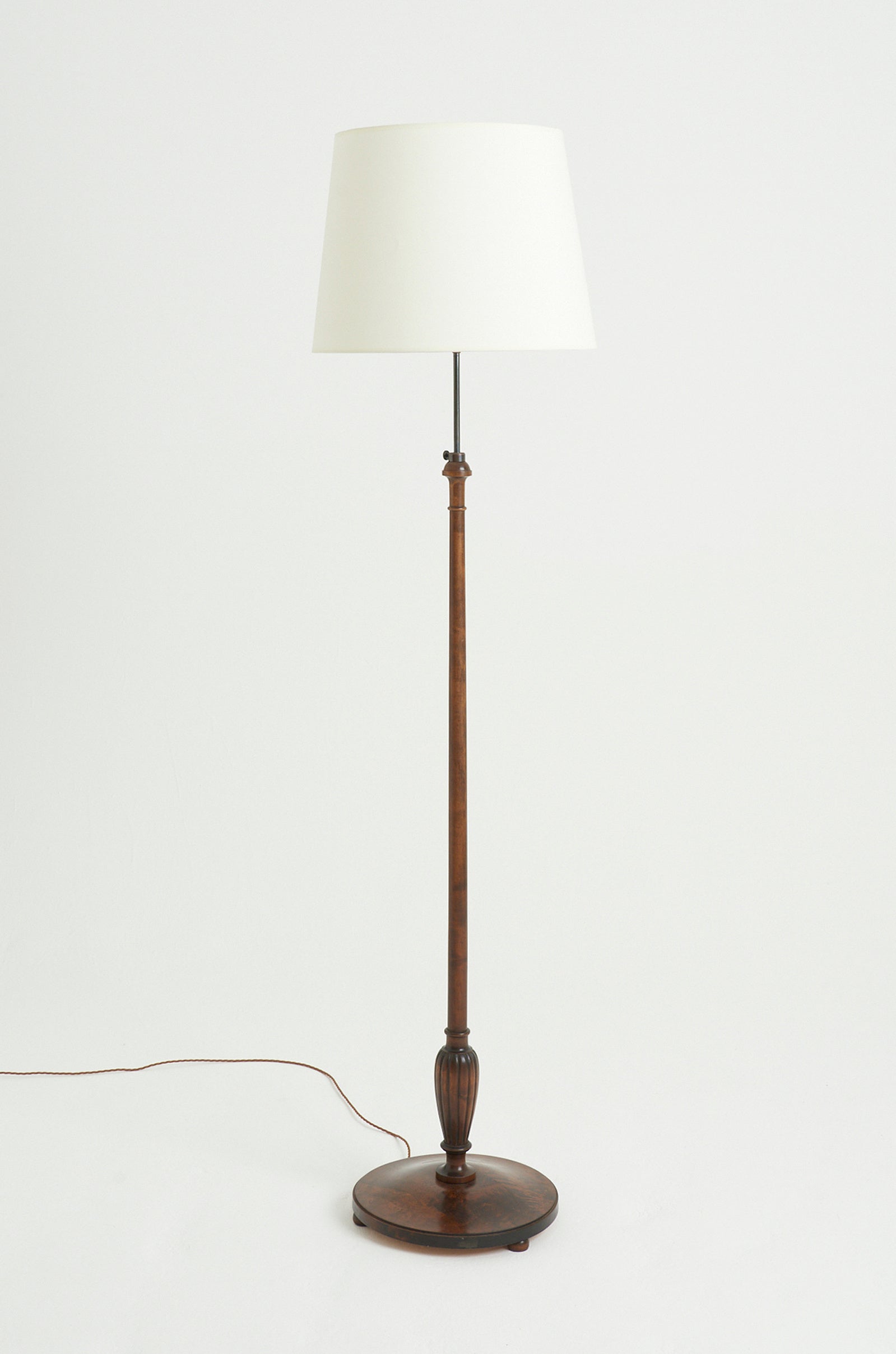 8379- Art Deco Birch Floor Lamp