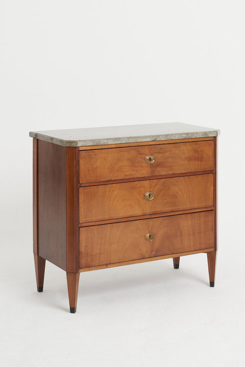 19th Century Marble top Chest of Drawers