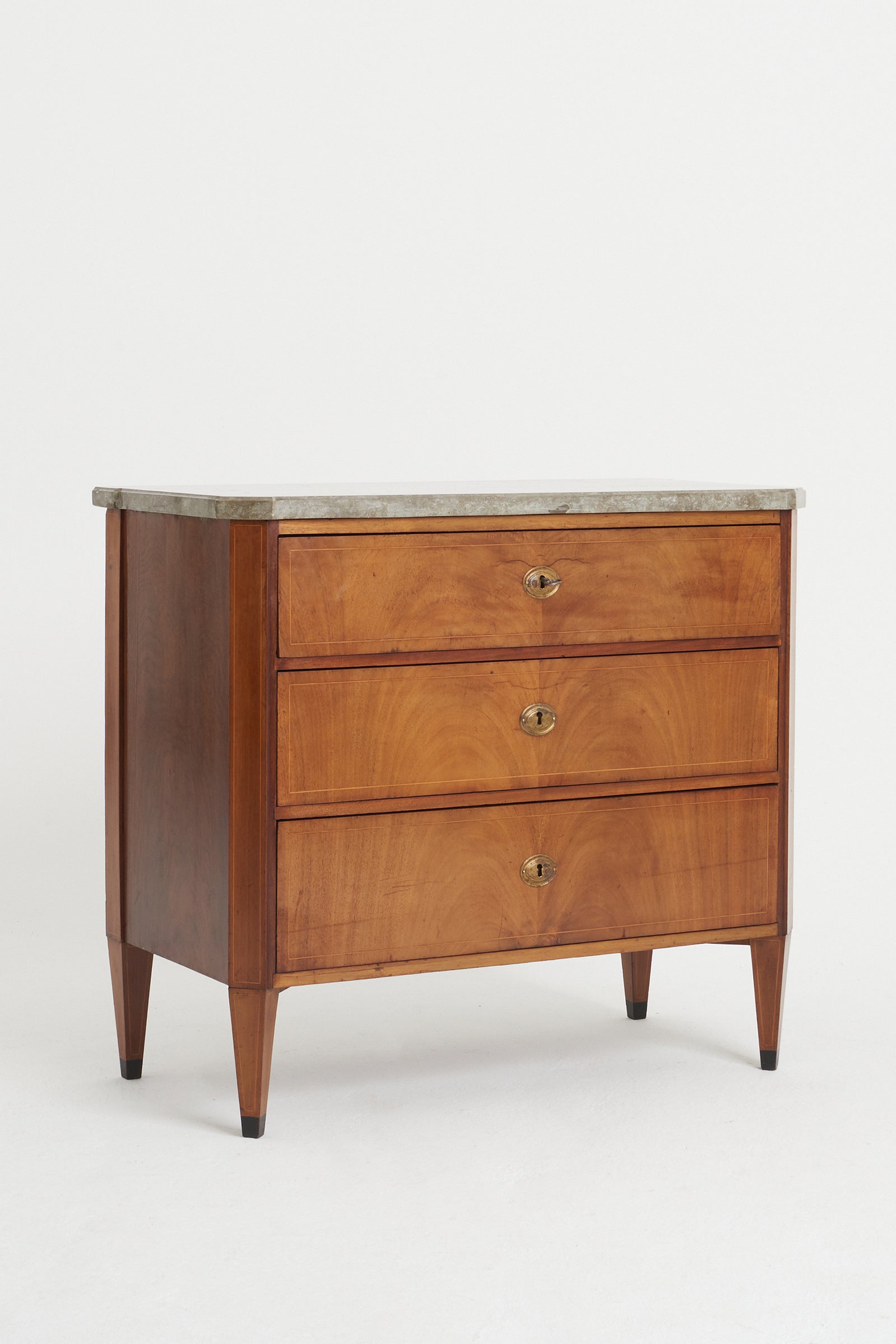 19th Century Marble top Chest of Drawers