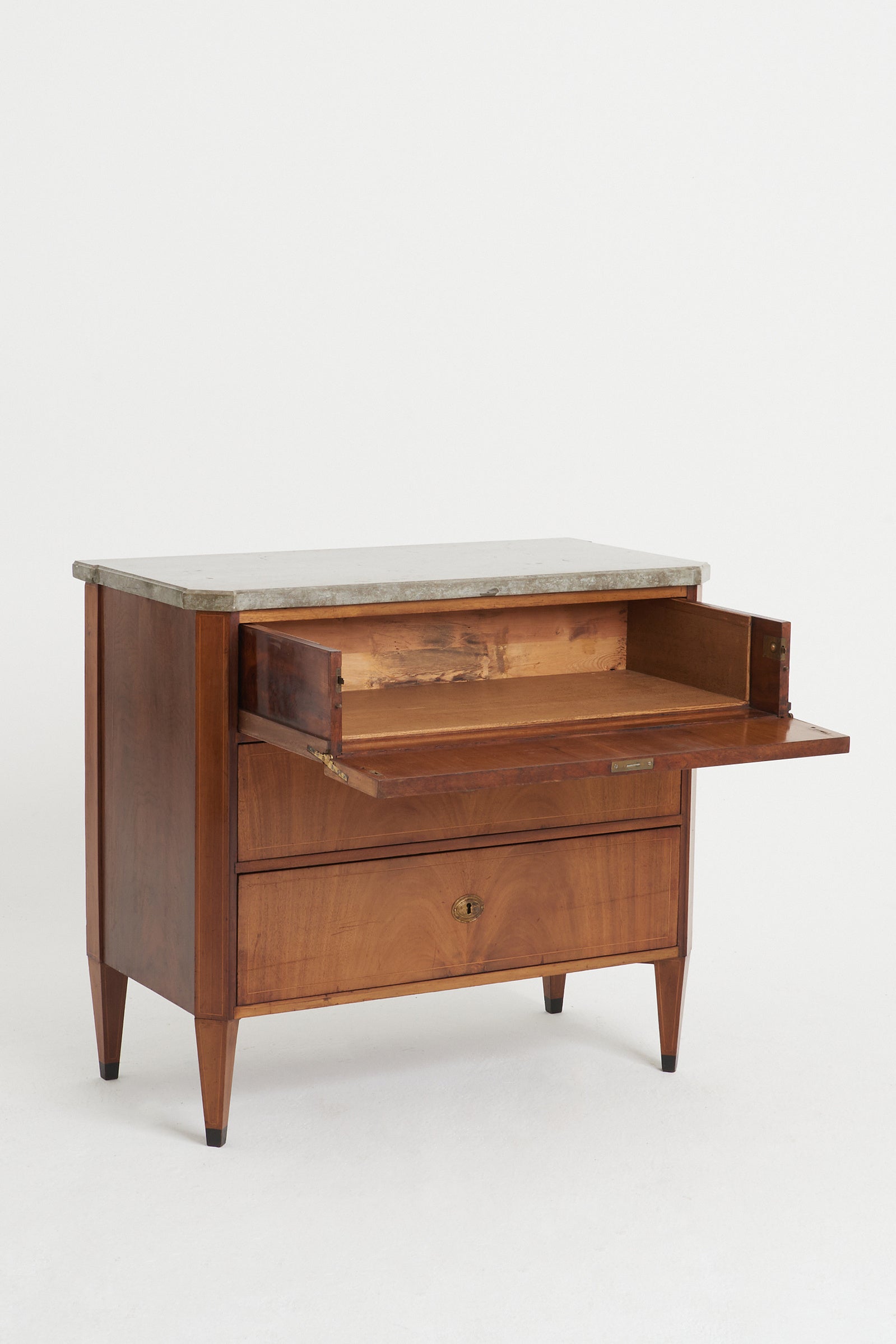 19th Century Marble top Chest of Drawers