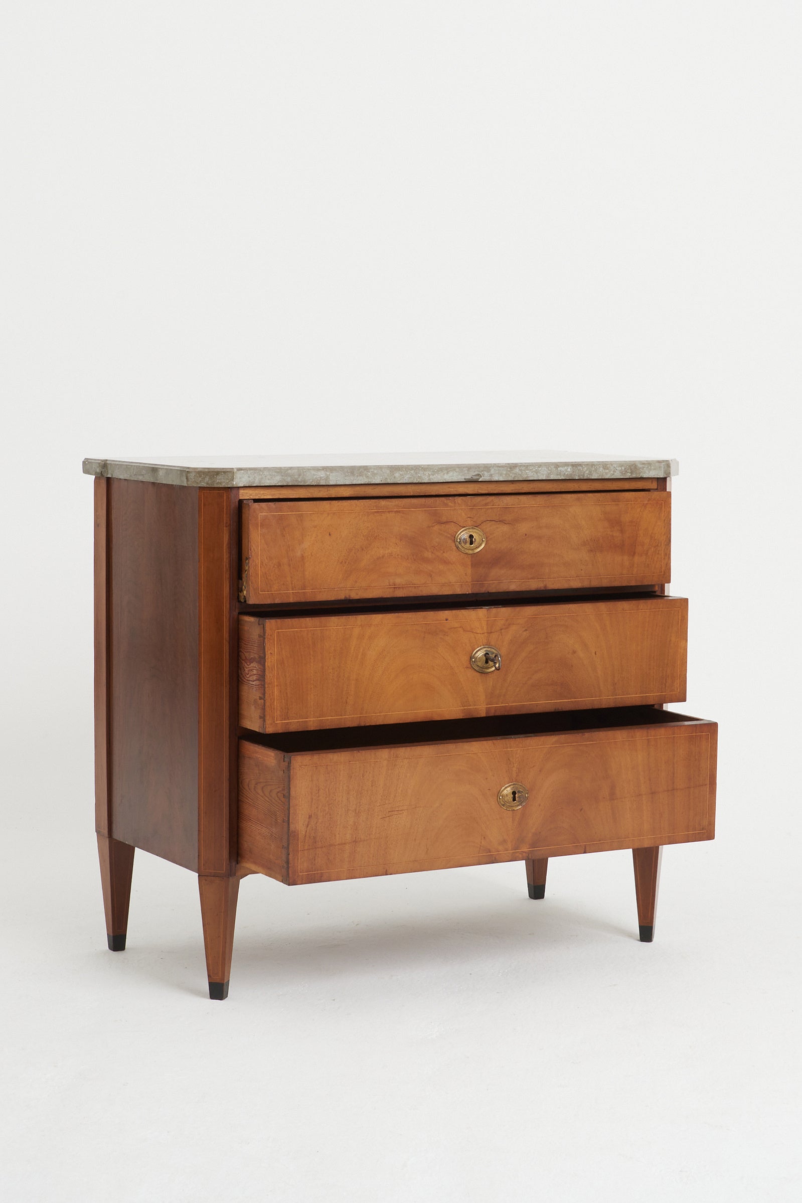 19th Century Marble top Chest of Drawers