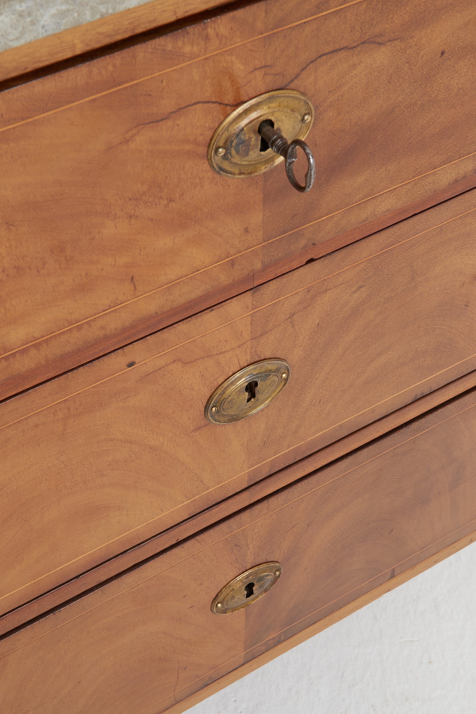 19th Century Marble top Chest of Drawers