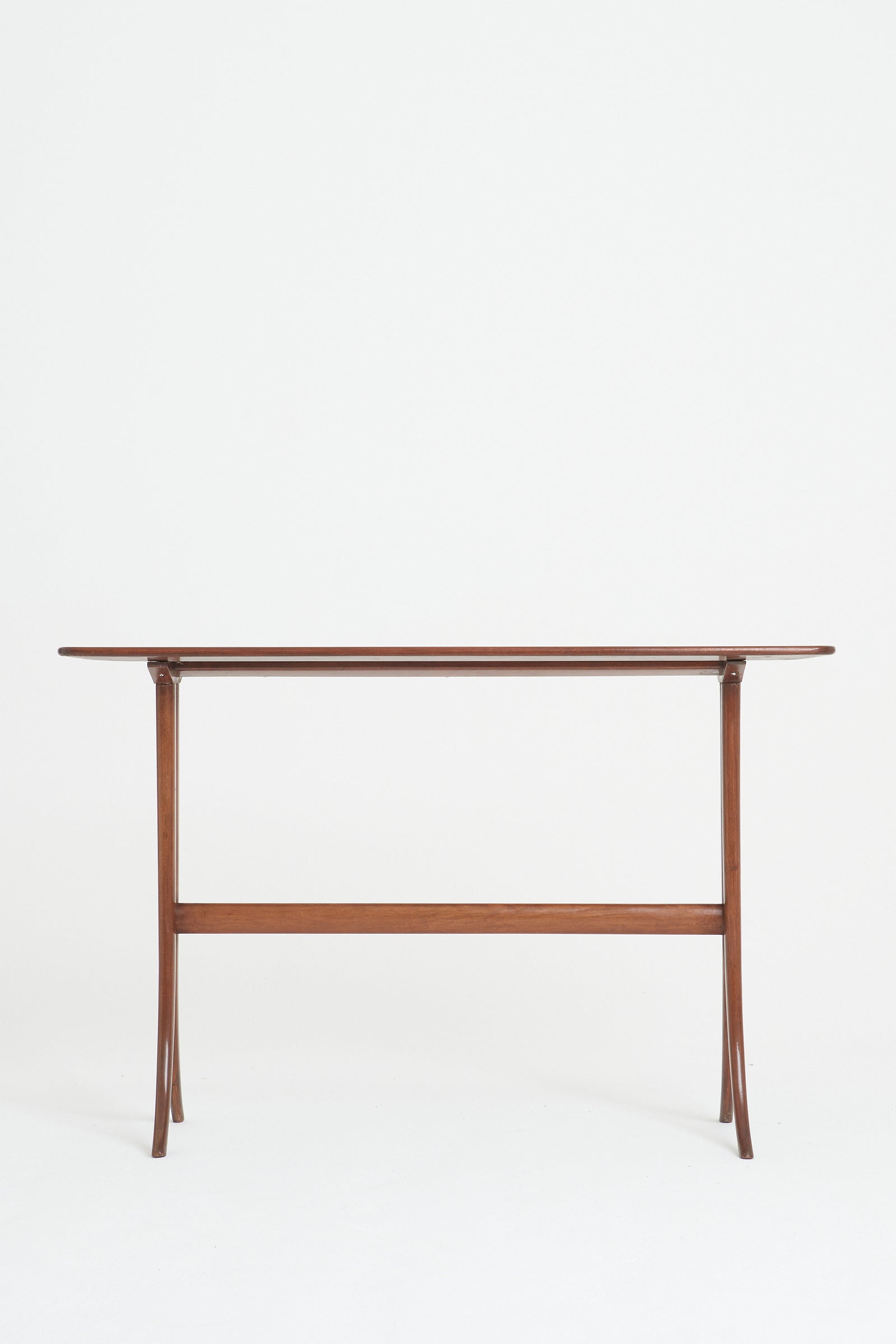 Mid-Century Mahogany Console Table