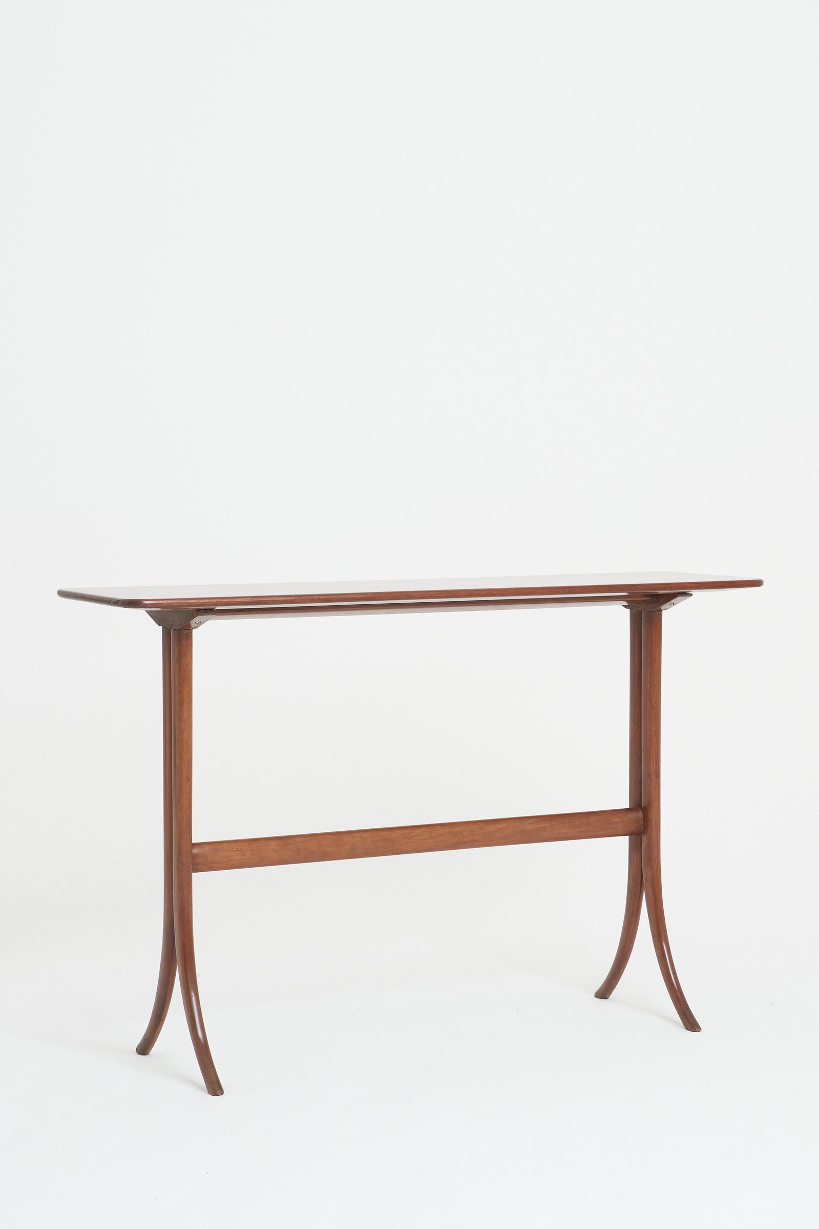 Mid-Century Mahogany Console Table