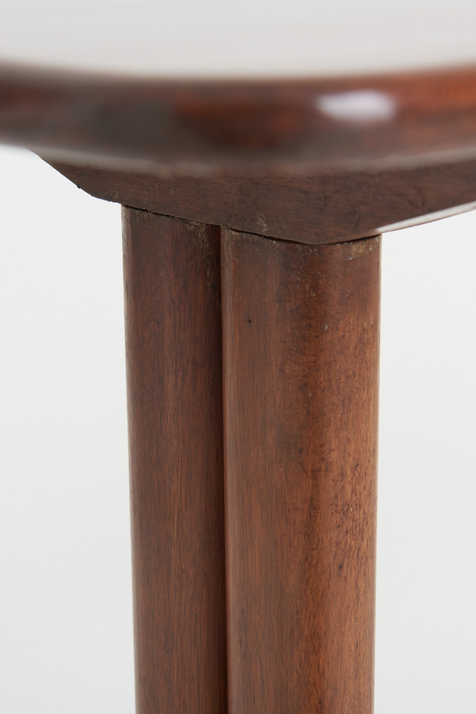 Mid-Century Mahogany Console Table