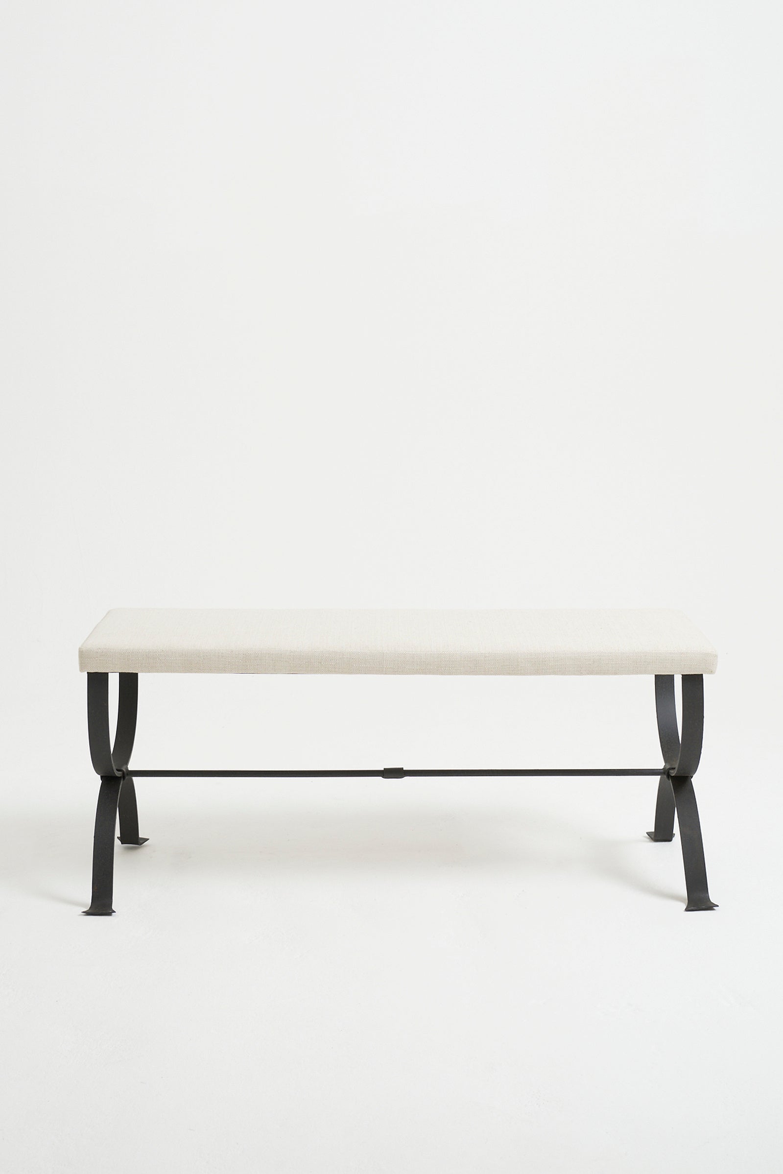 Wrought Iron Long Stool