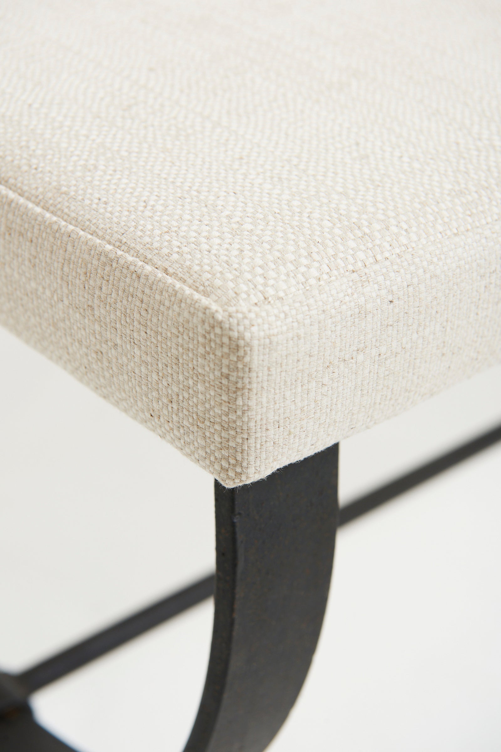 Wrought Iron Long Stool
