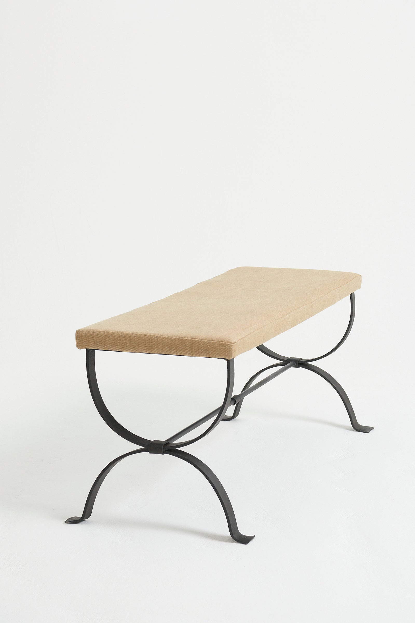 Wrought Iron Long Stool