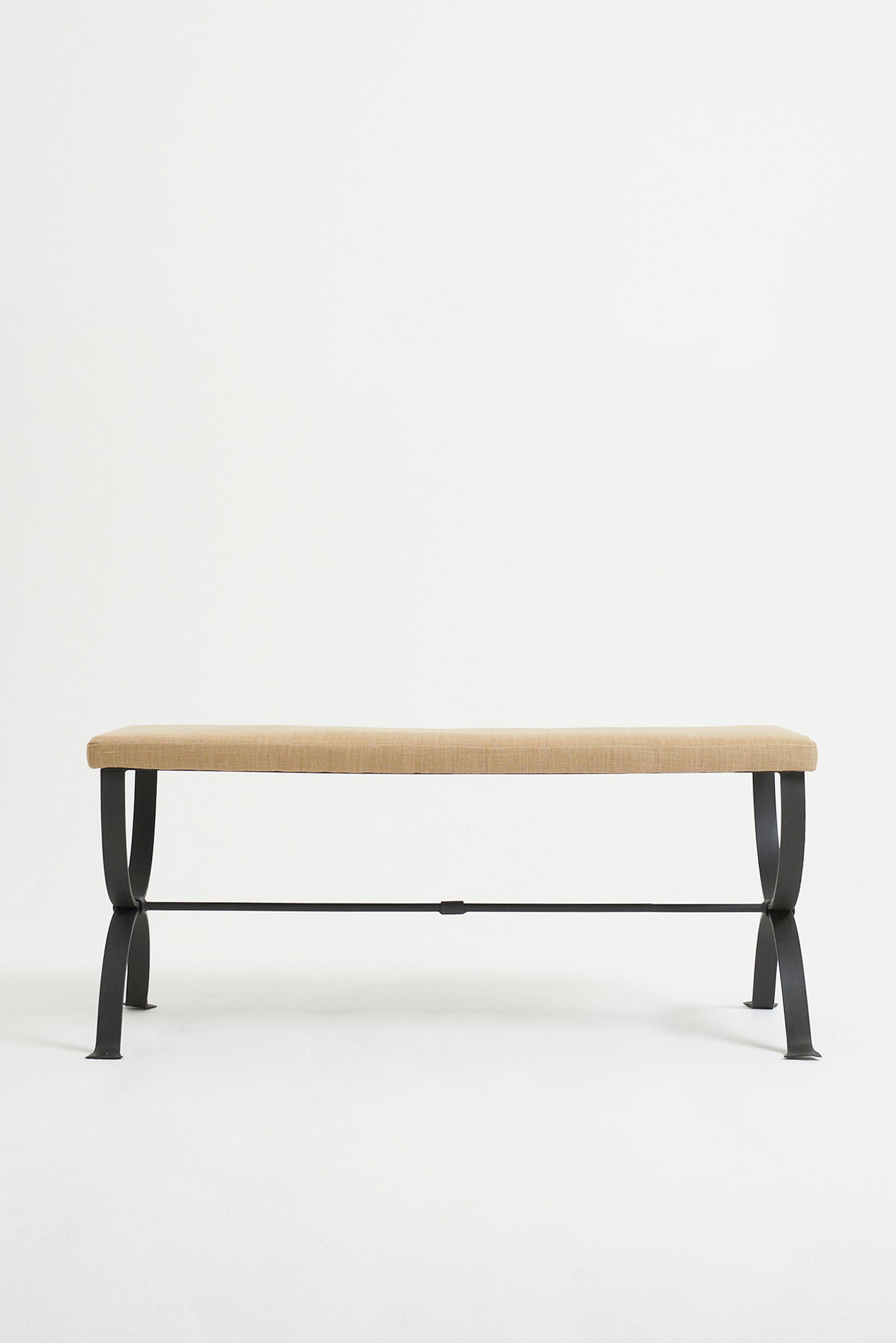 Wrought Iron Long Stool