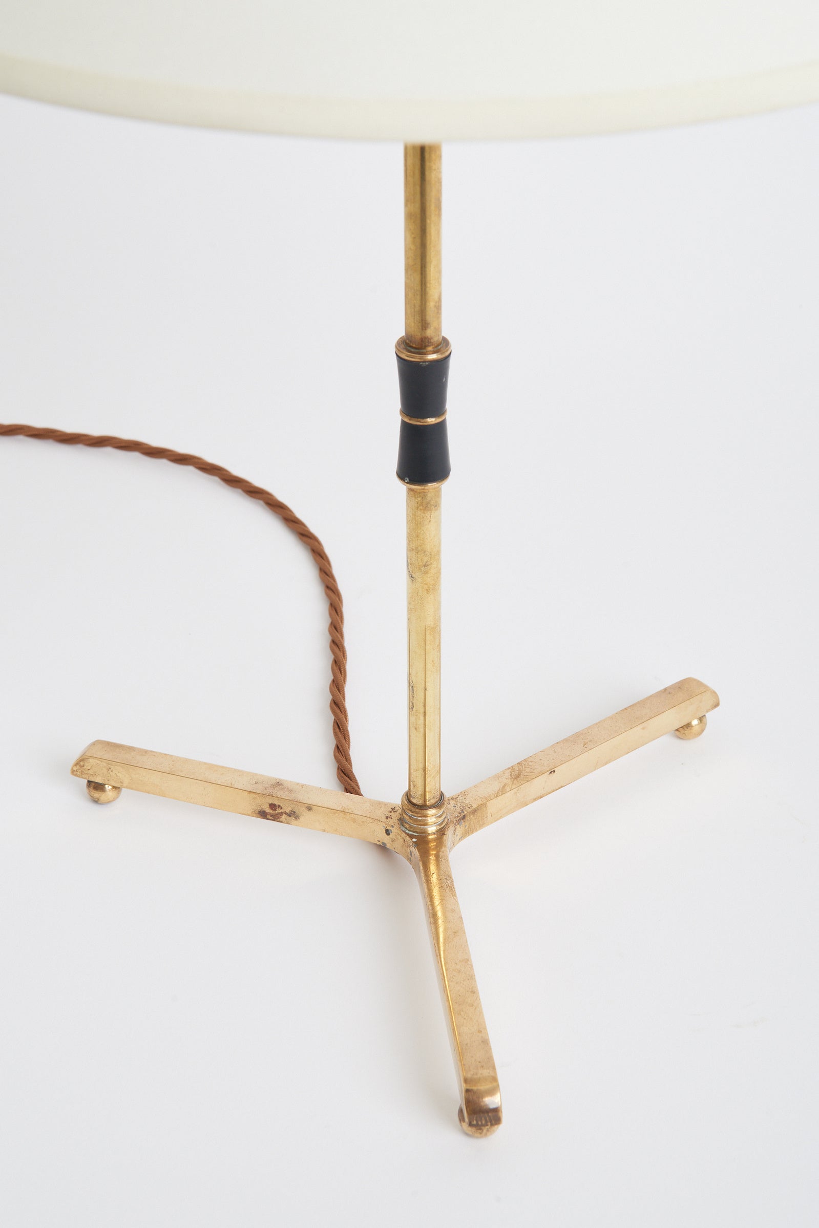 Mid-Century Brass Table Lamp