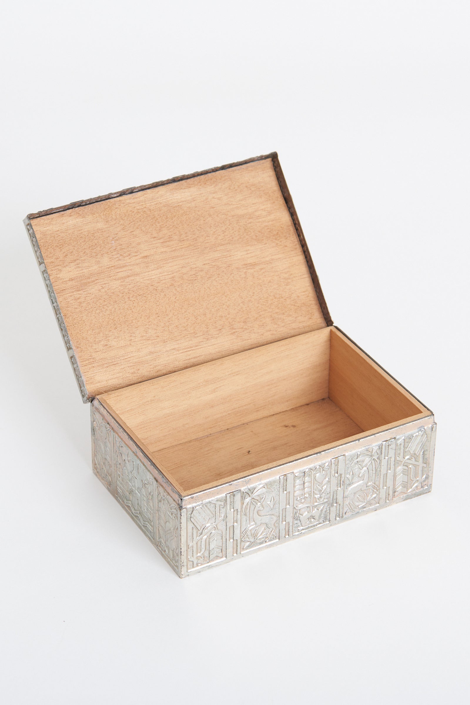 Early 20th Century Silvered Box