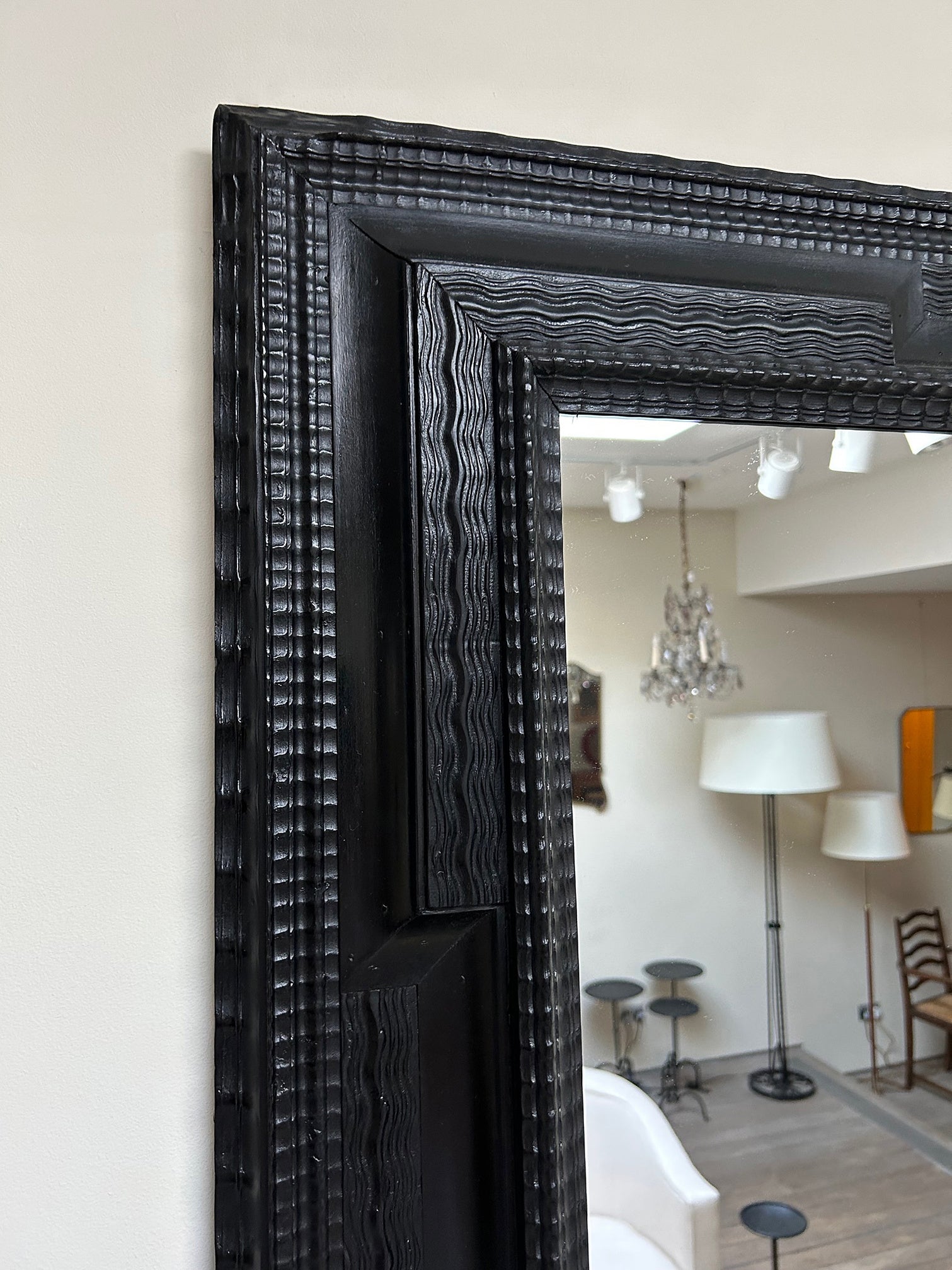 Flemish Style Ripple Frame Mirror