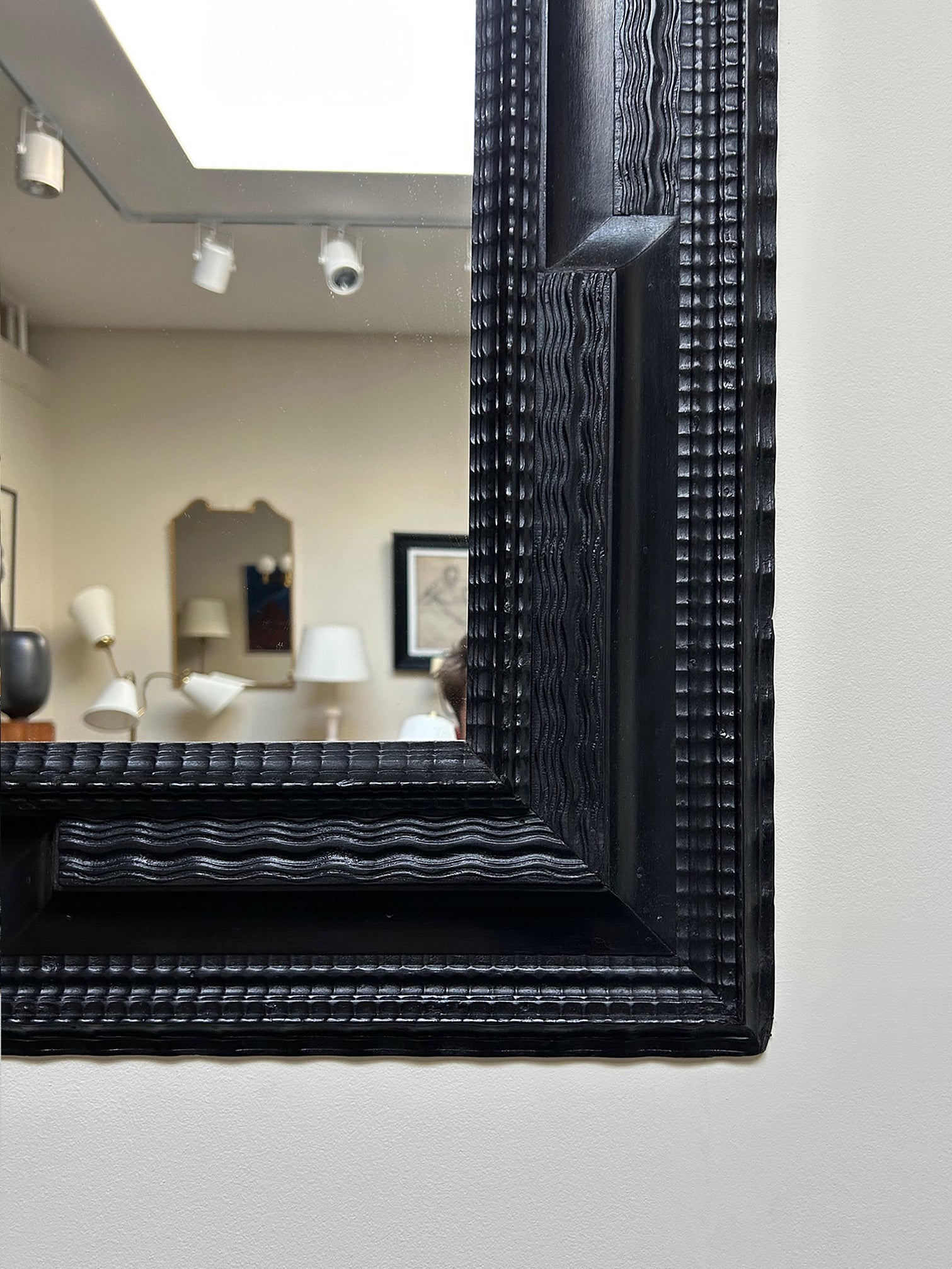 Flemish Style Ripple Frame Mirror