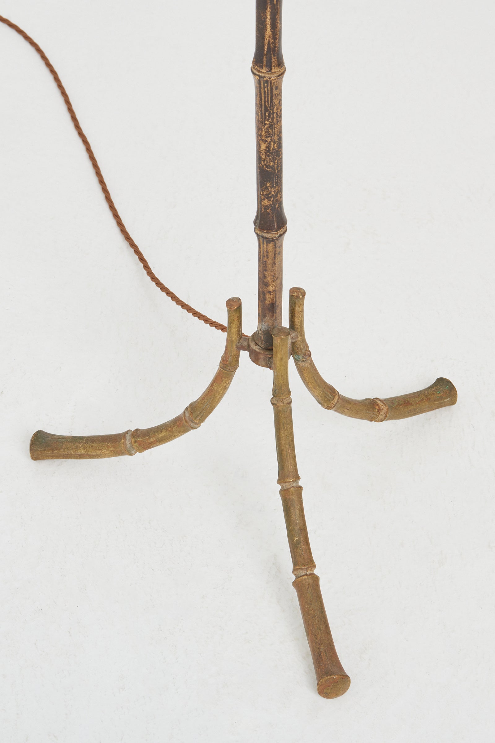 Brass Bamboo Floor Lamp