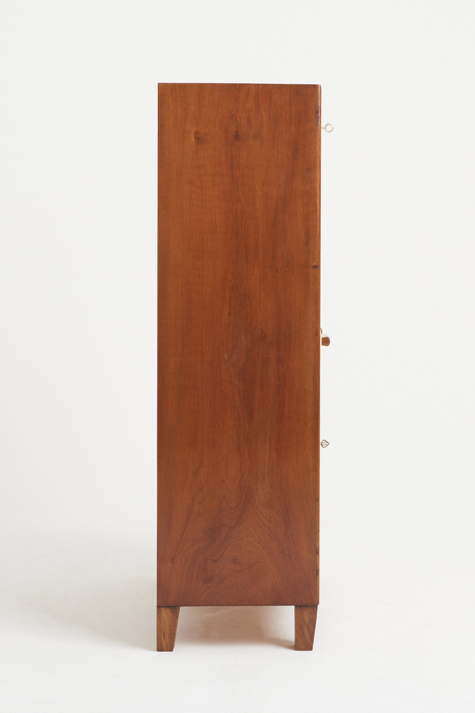 Walnut and Velum Cabinet