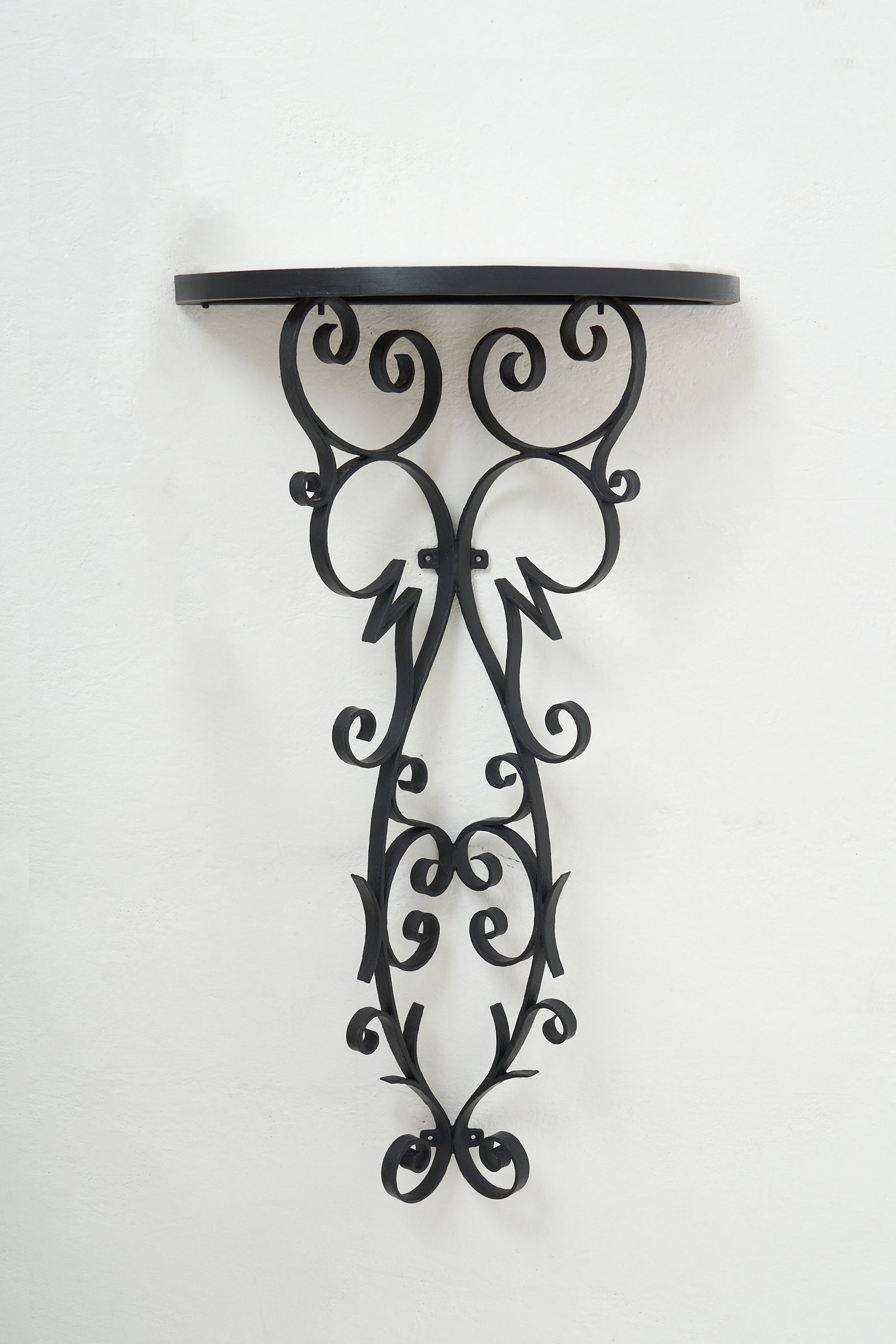 Pair of Wrought Iron Console Tables