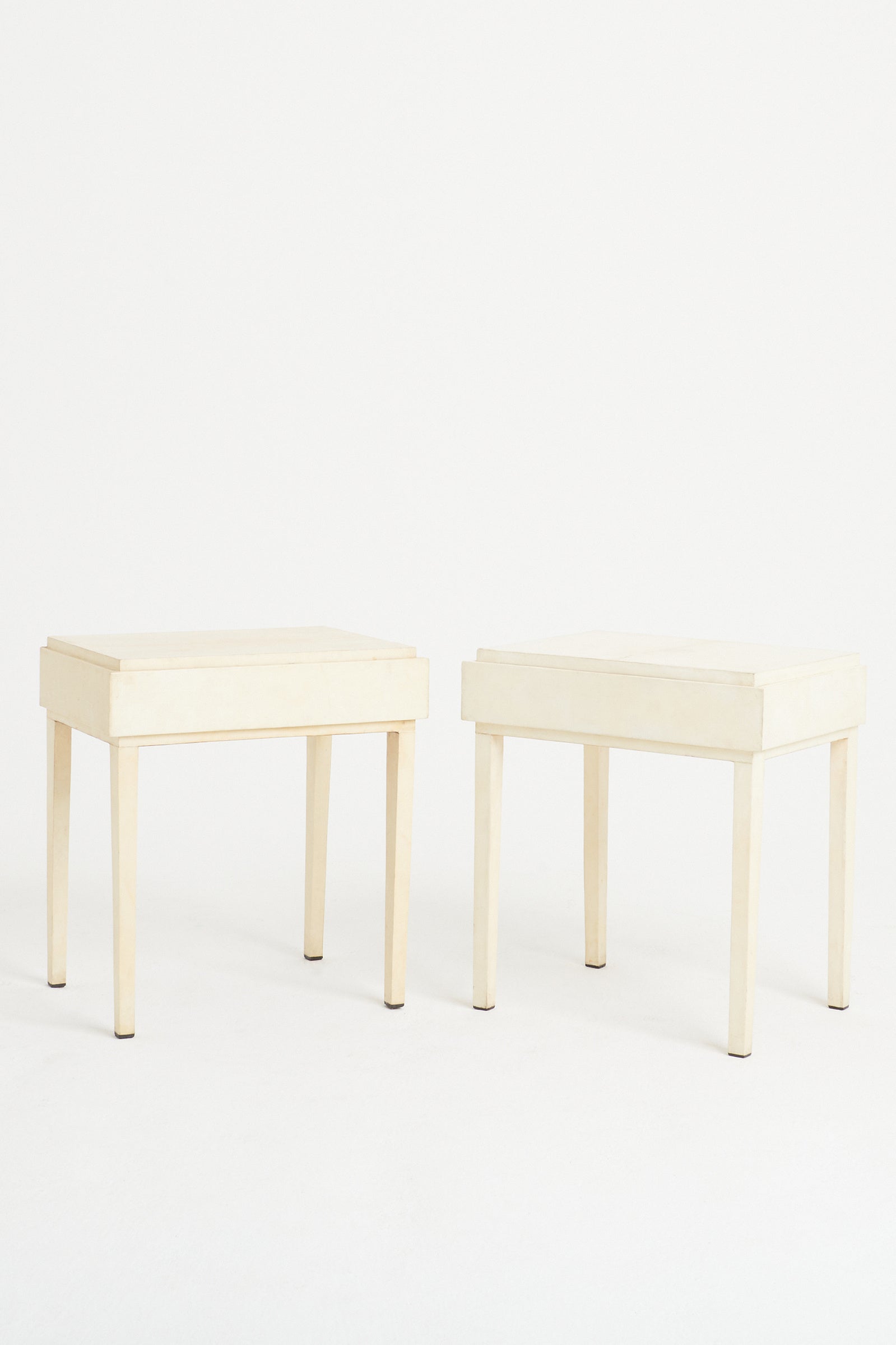 8460- Pair of Velum Bedside Tables