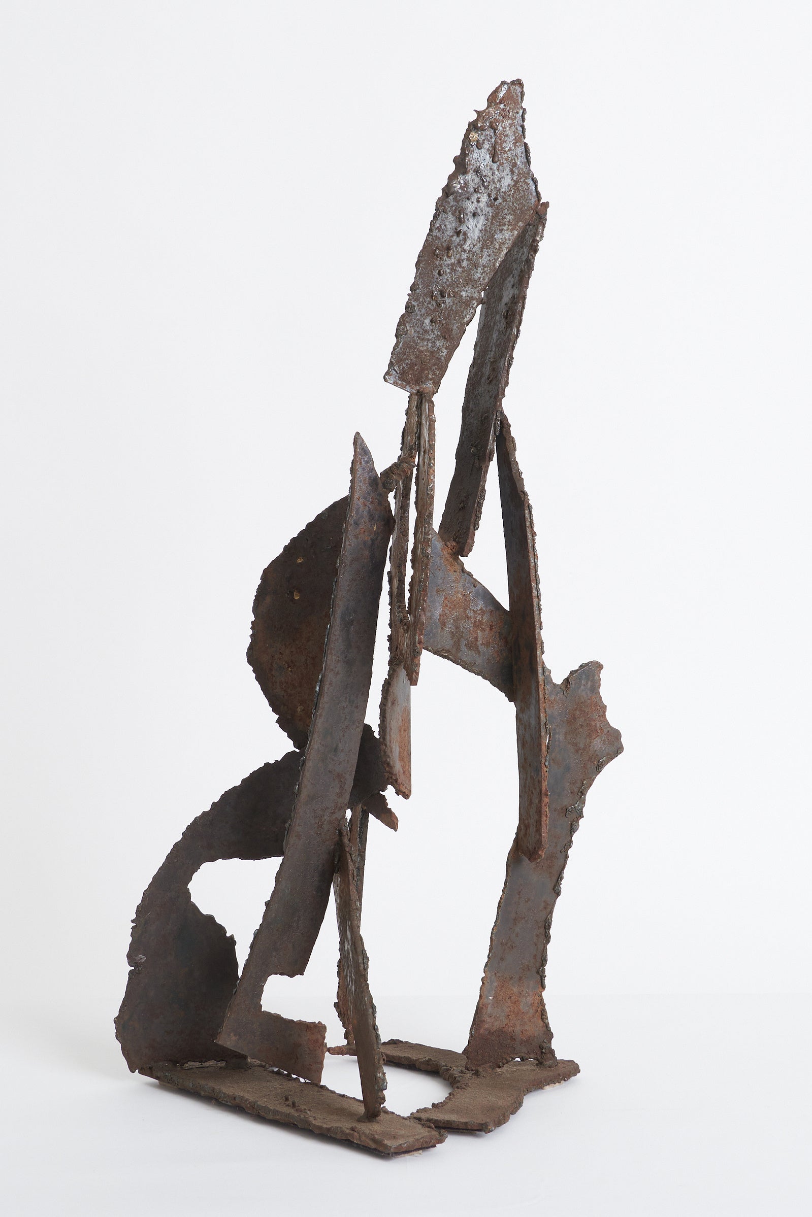 Brutalist Iron Sculpture