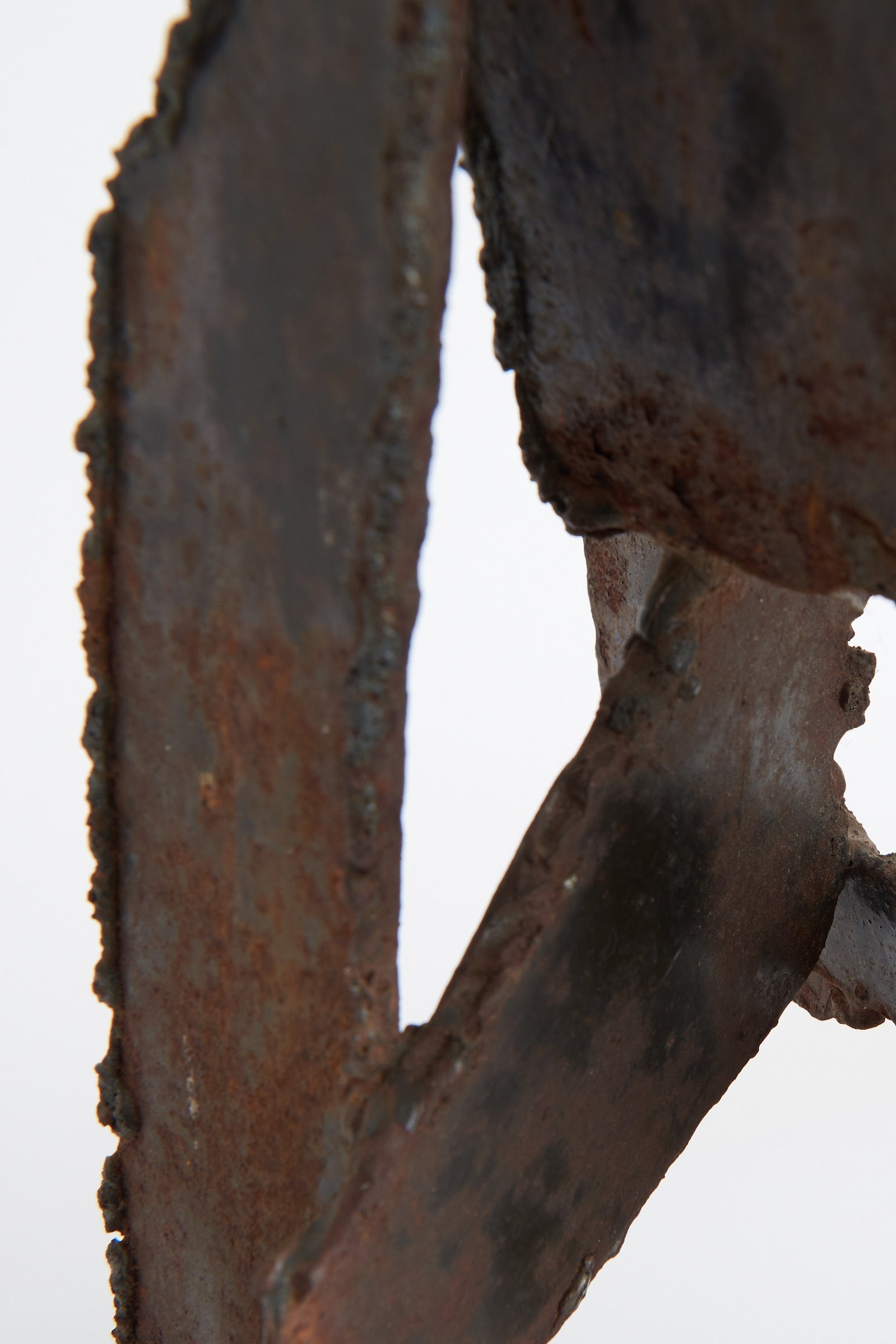 Brutalist Iron Sculpture