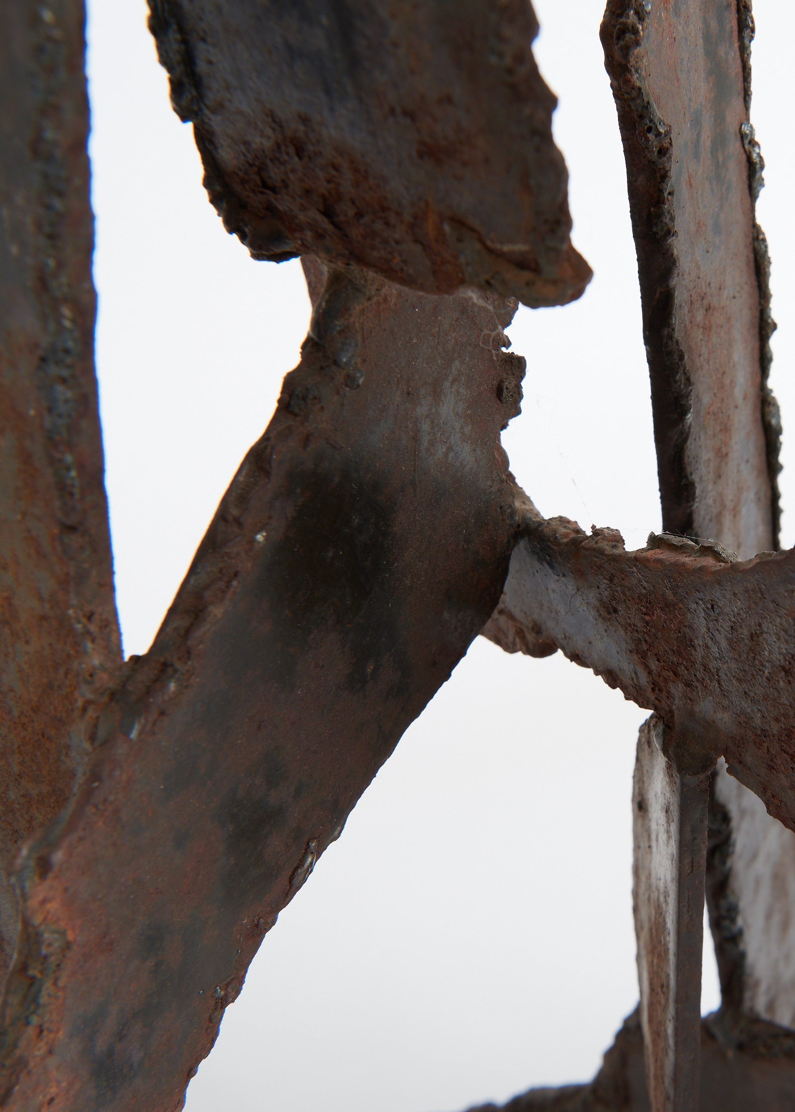 Brutalist Iron Sculpture