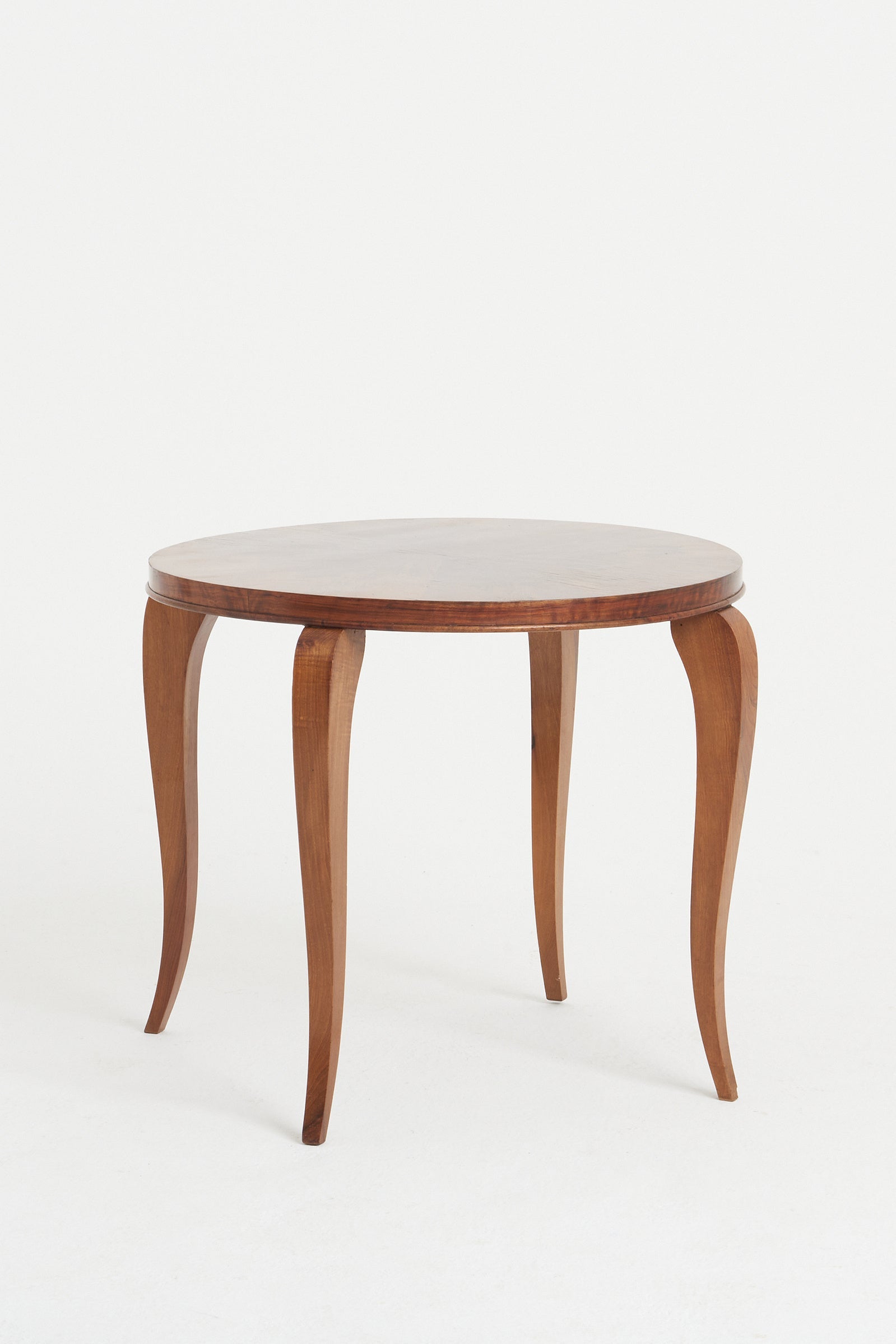 8465- Art Deco Walnut Side Table