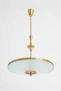 8469- Brass and Glass Ceiling Light by Pietro Chiesa