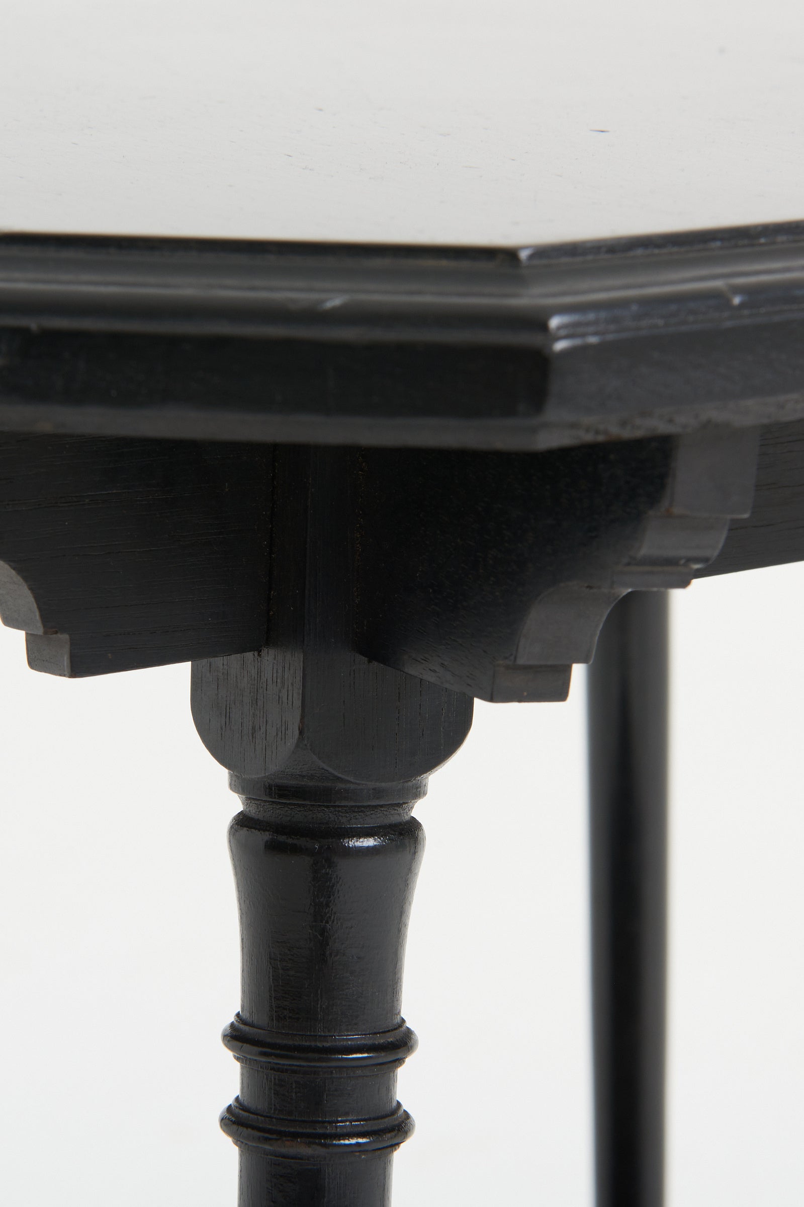 Arts & Craft Ebonised Side Table
