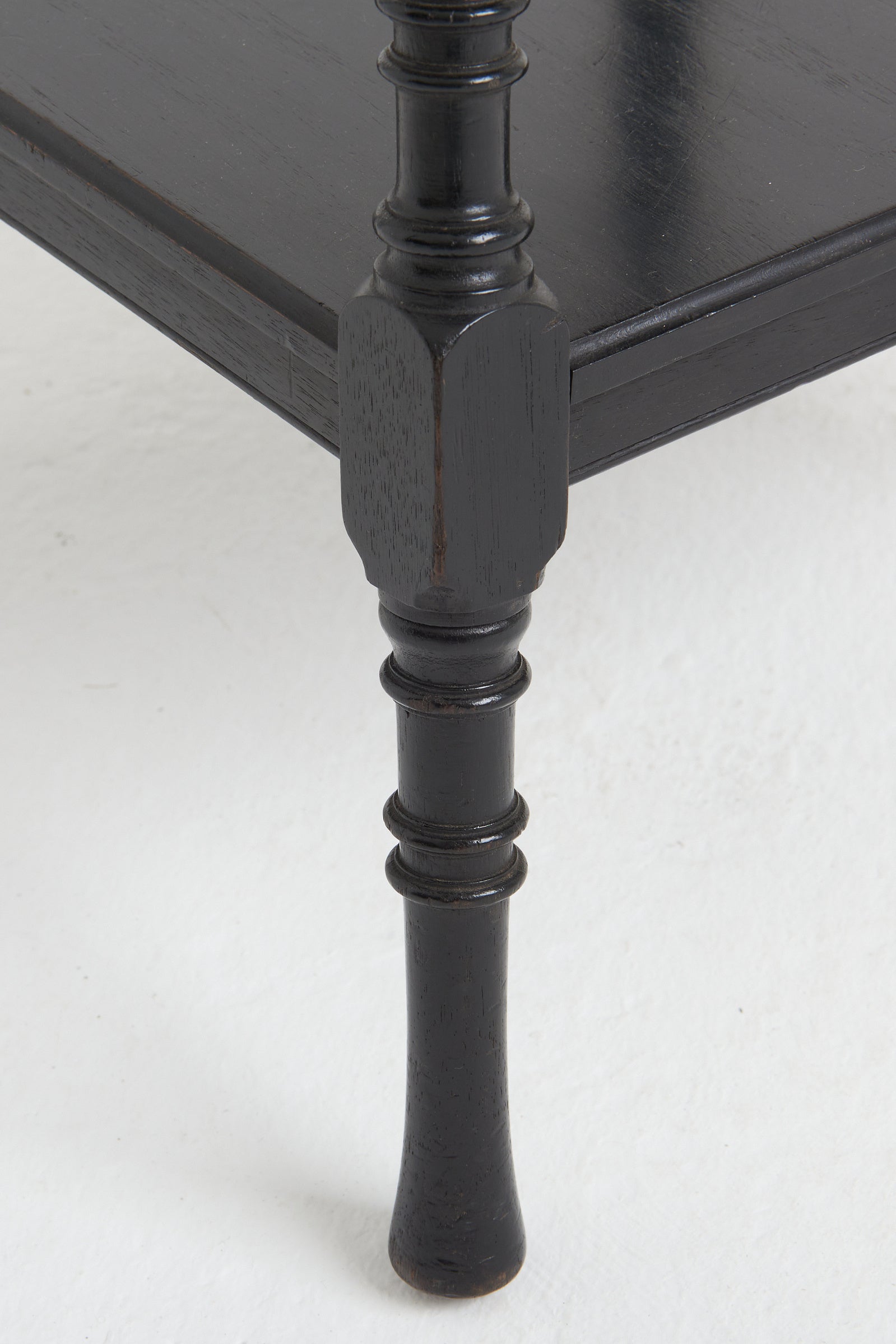 Arts & Craft Ebonised Side Table