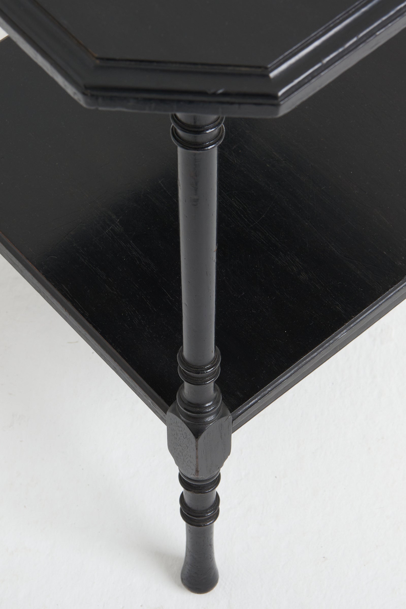 Arts & Craft Ebonised Side Table