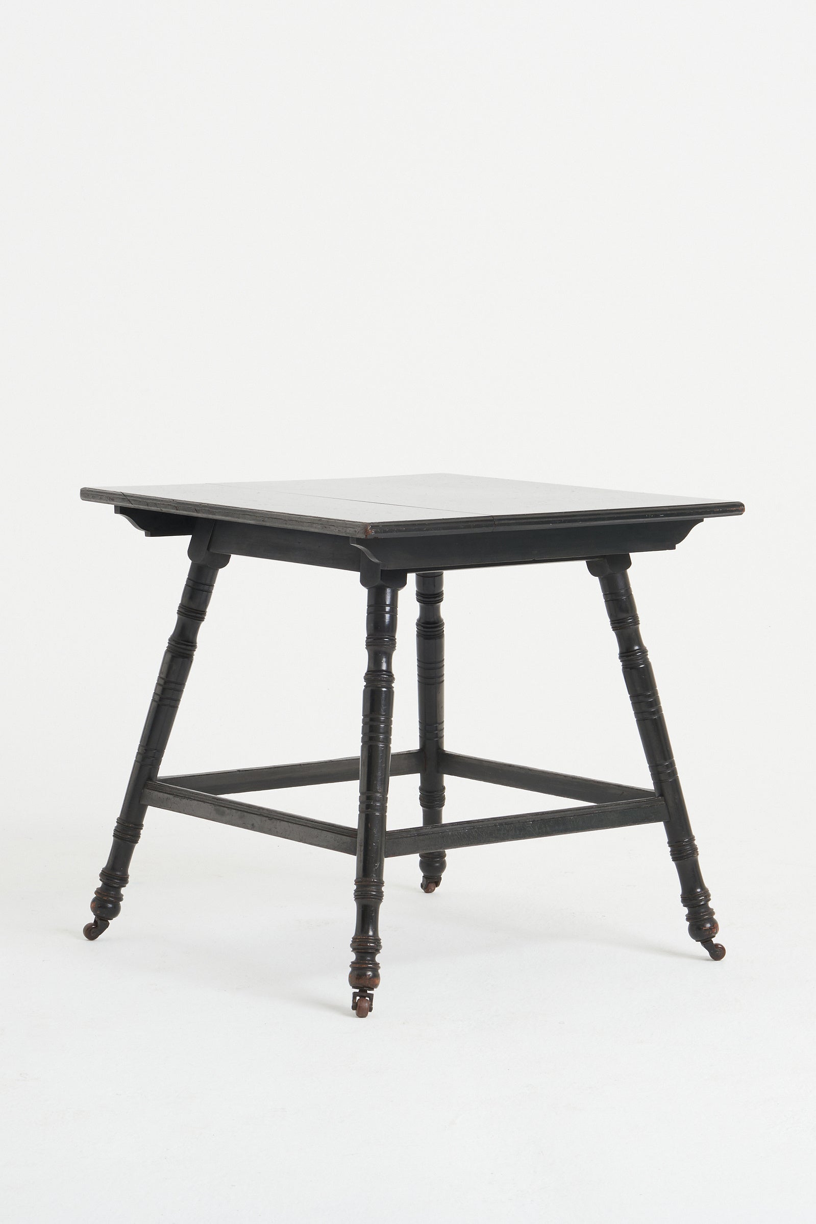 Arts & Craft Ebonised Side Table