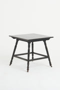8478- Arts & Craft Ebonised Side Table