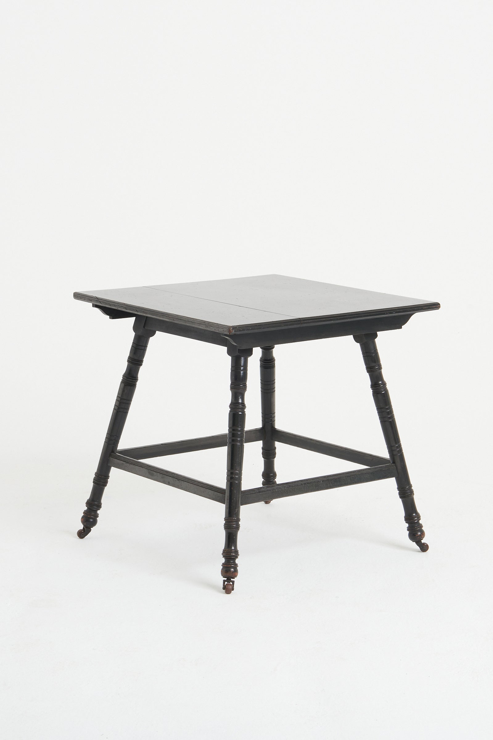 8478- Arts & Craft Ebonised Side Table