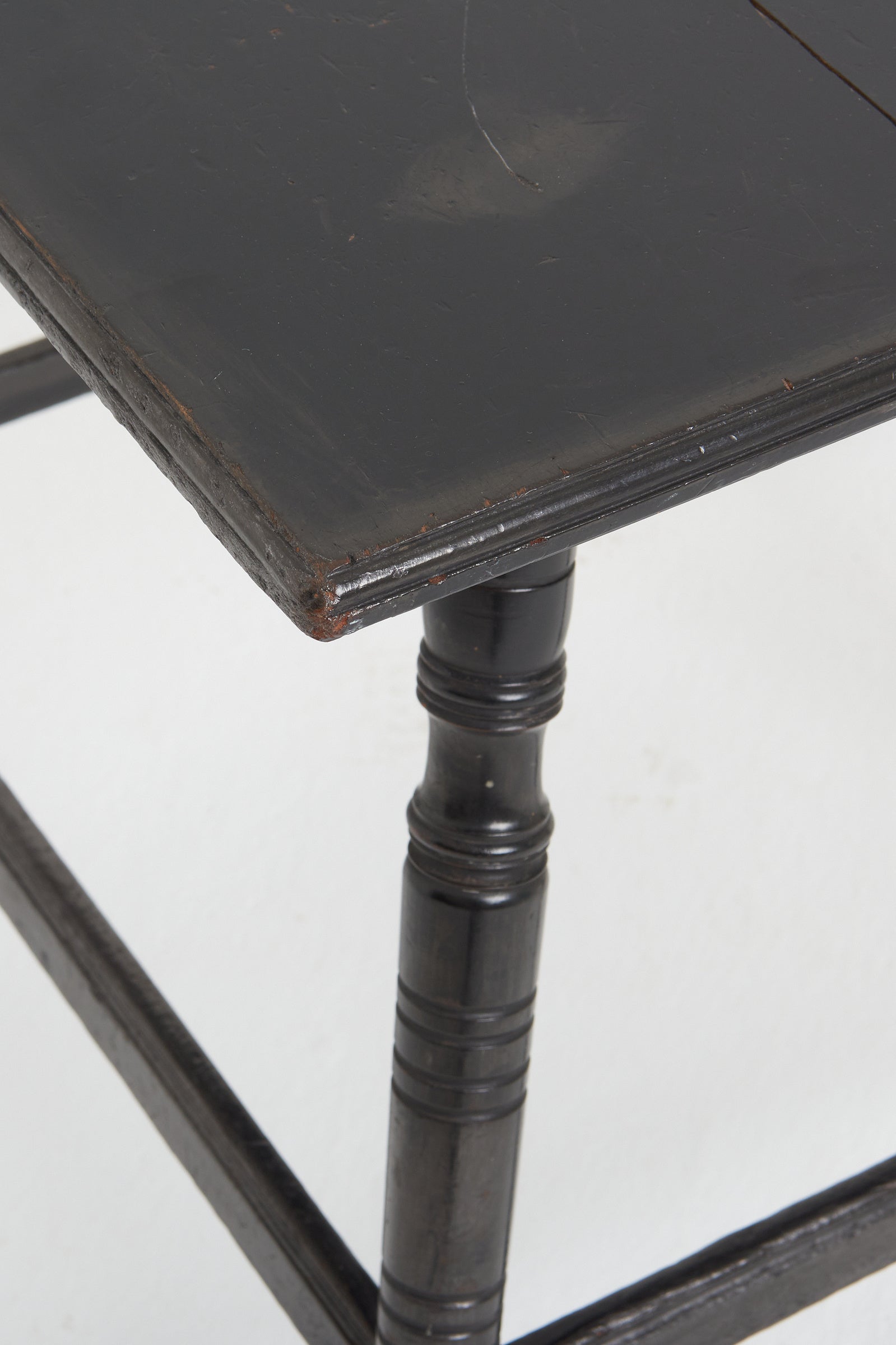 Arts & Craft Ebonised Side Table