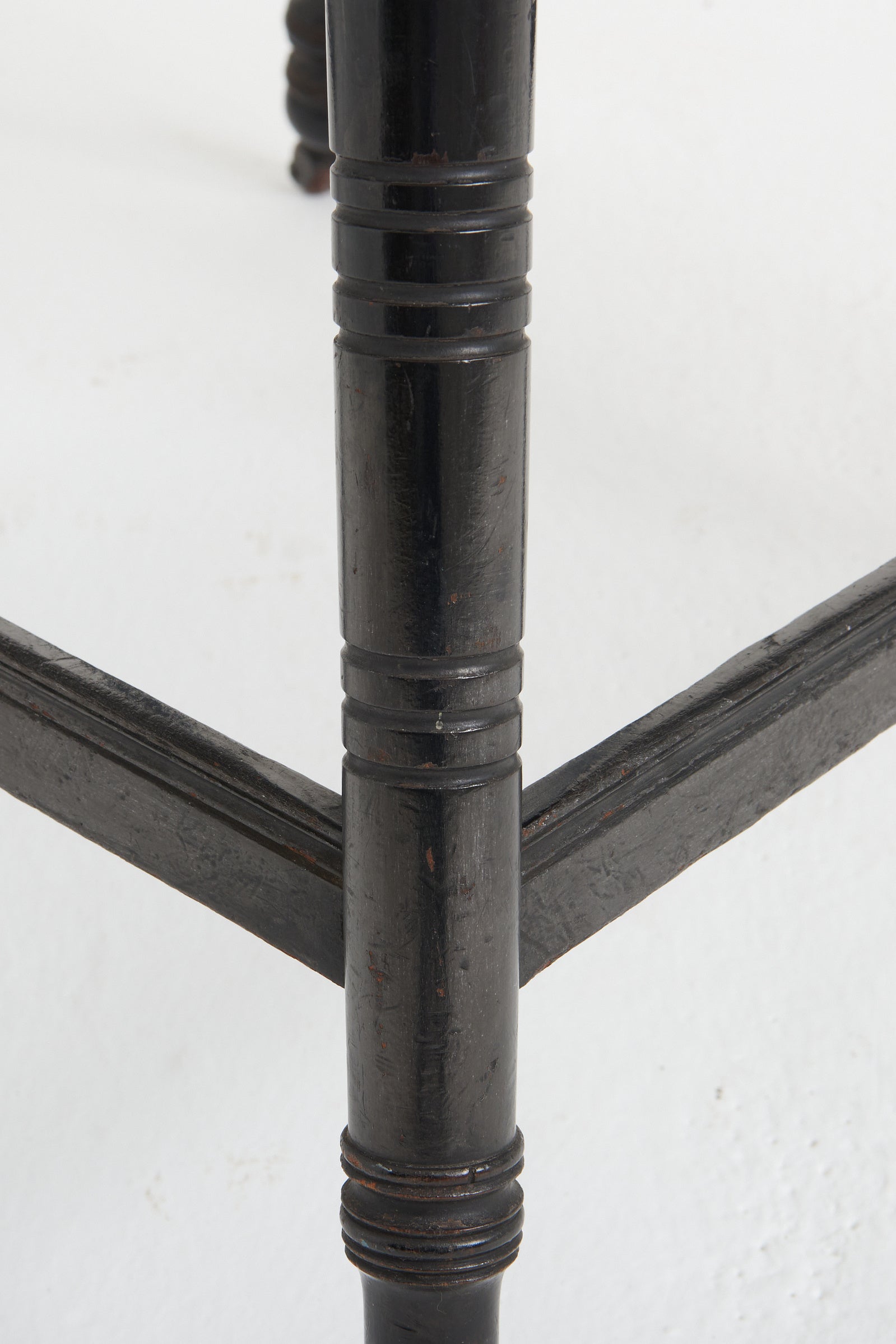 Arts & Craft Ebonised Side Table