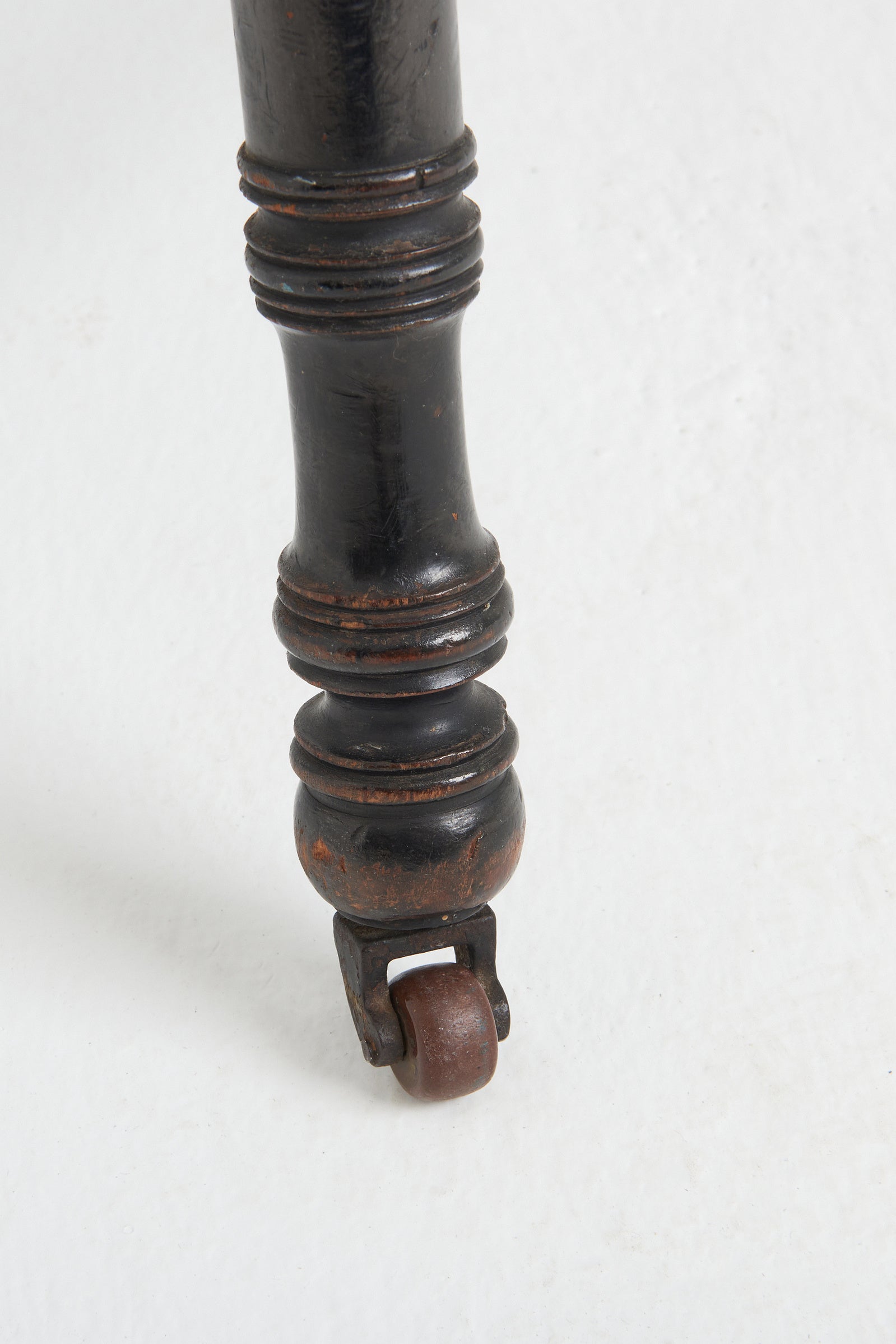 Arts & Craft Ebonised Side Table