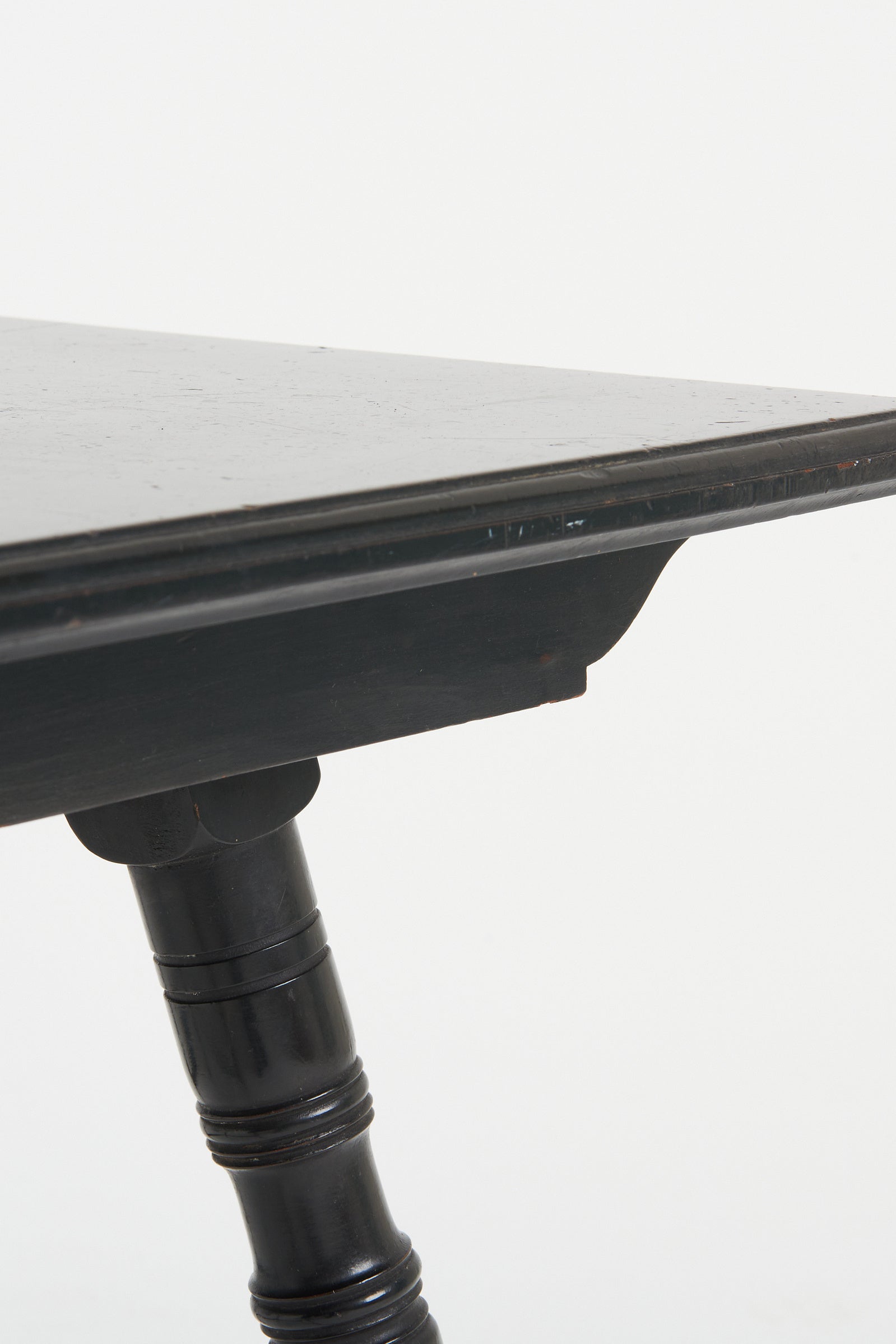 Arts & Craft Ebonised Side Table